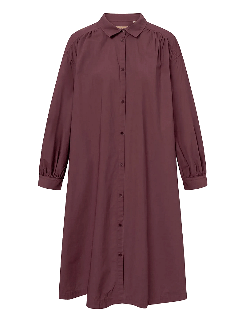 Rue de Tokyo - DOUKA ORGANIC GARMENT DYED POPLIN - burgundy - 1