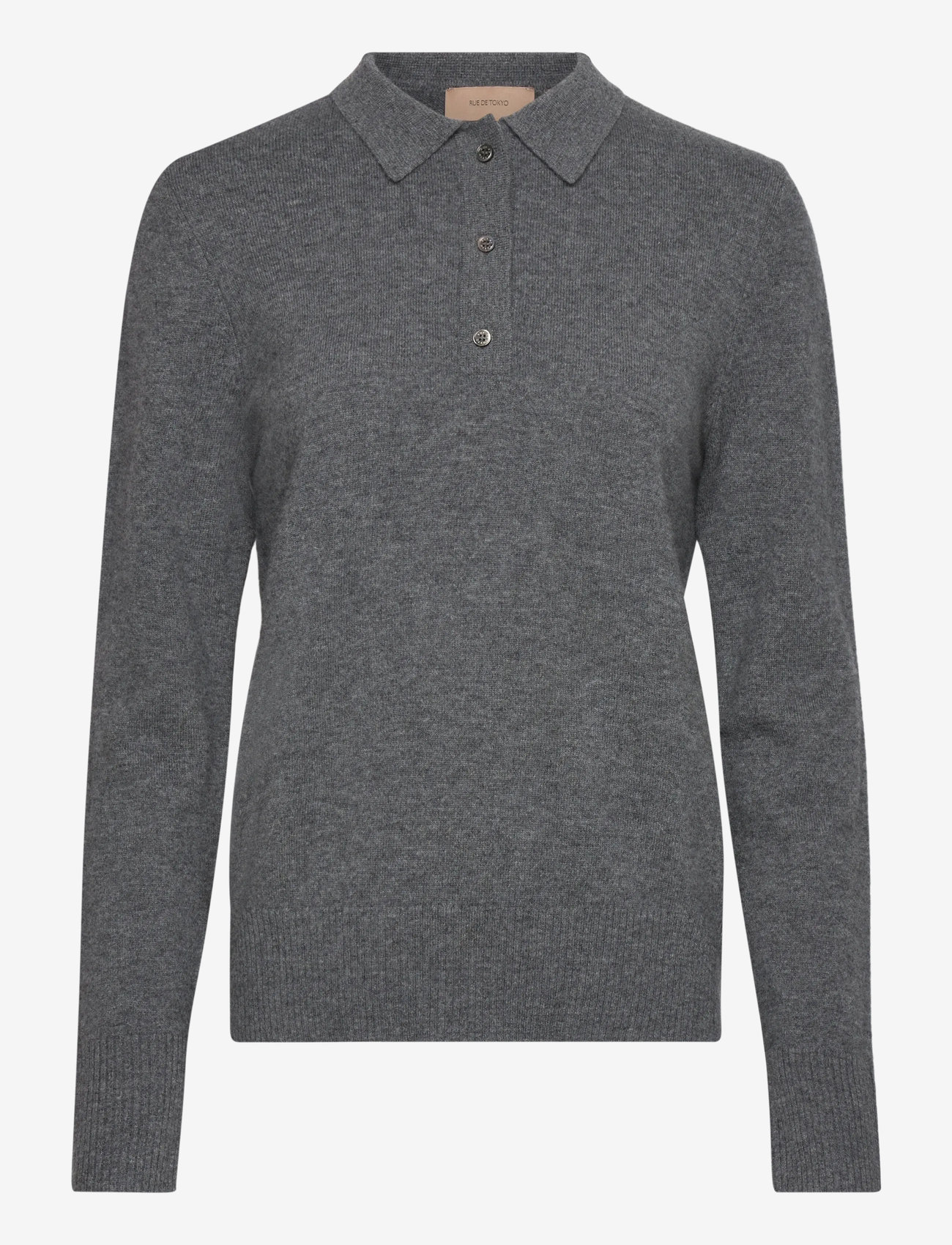 Rue de Tokyo - KURA ORGANIC MERINO WOOL - t-paidat & topit - grey - 1