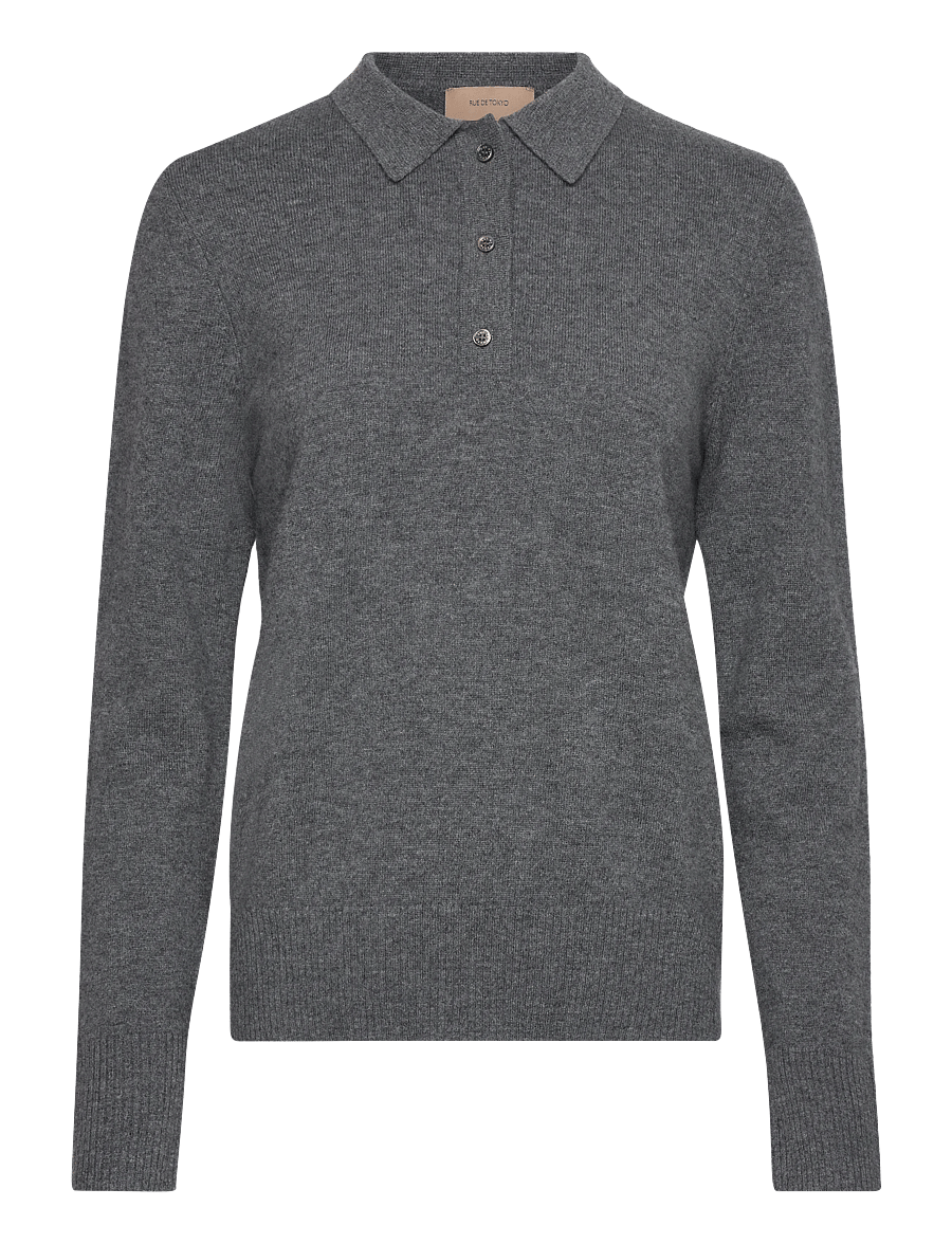 Rue de Tokyo - KURA ORGANIC MERINO WOOL - langärmlige tops - grey - 1
