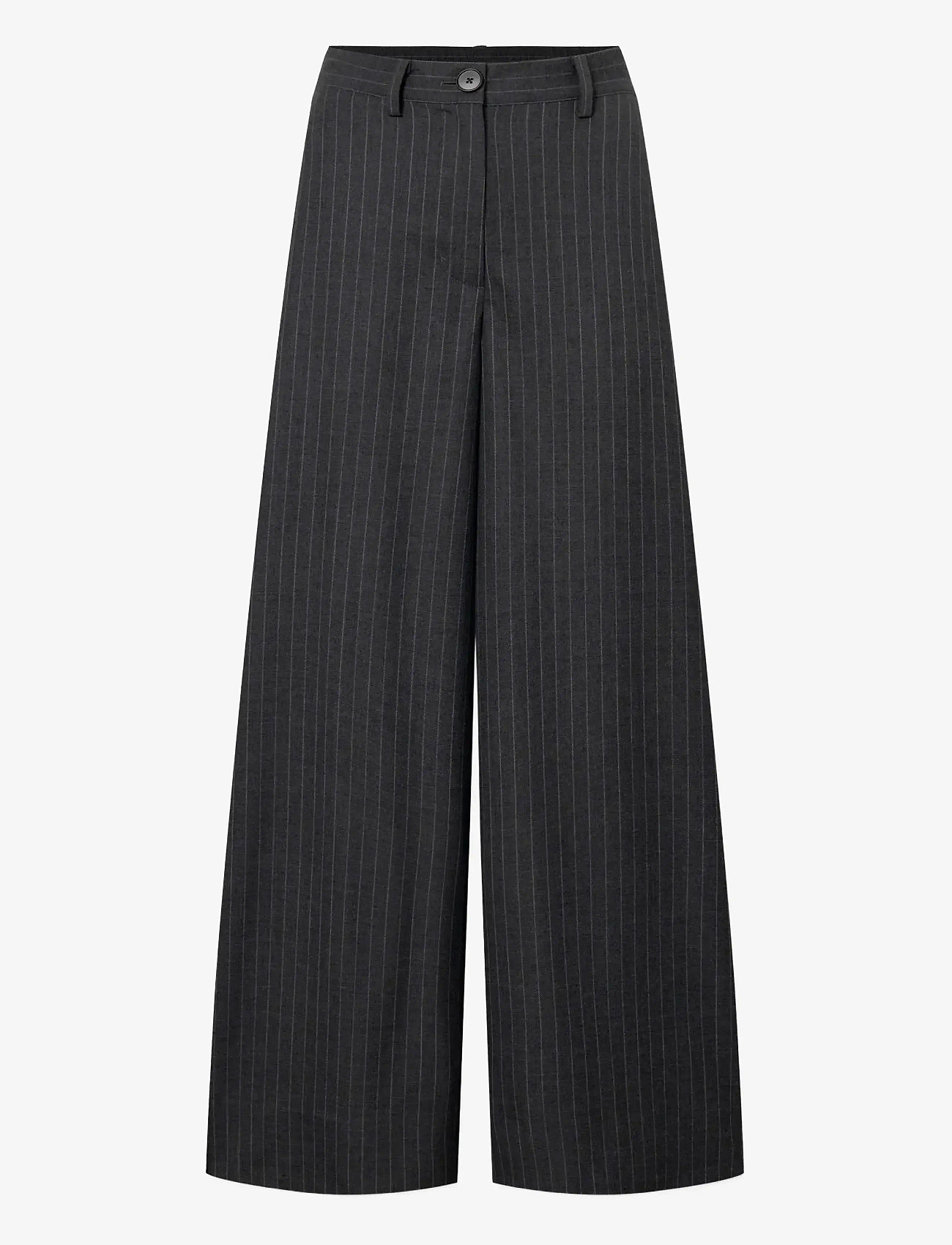 Rue de Tokyo - PAPINA WOOL PINSTRIPE - grey pinstripe - 1
