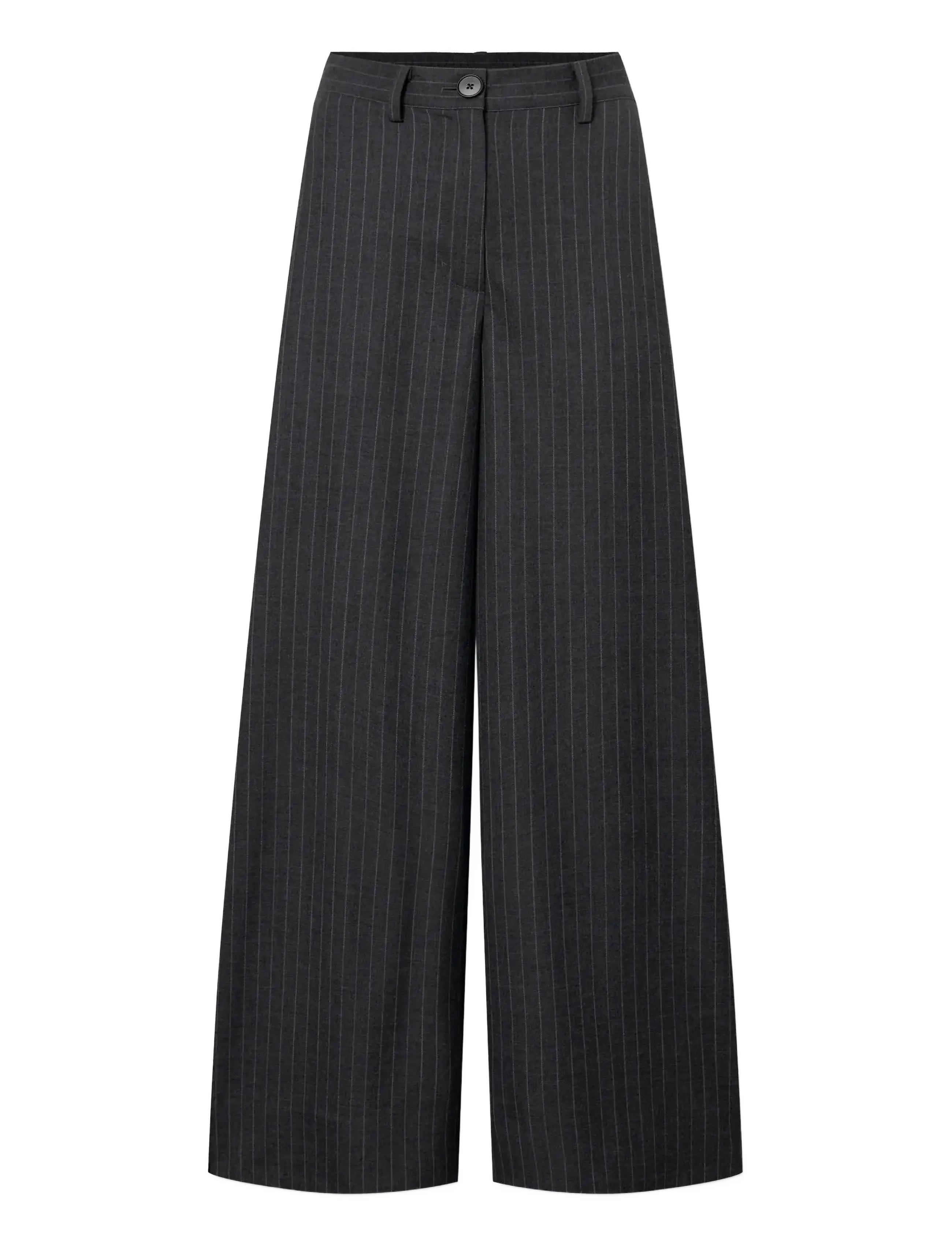 Rue de Tokyo PAPINA WOOL PINSTRIPE - Uued stiilid laos - GREY PINSTRIPE / grey