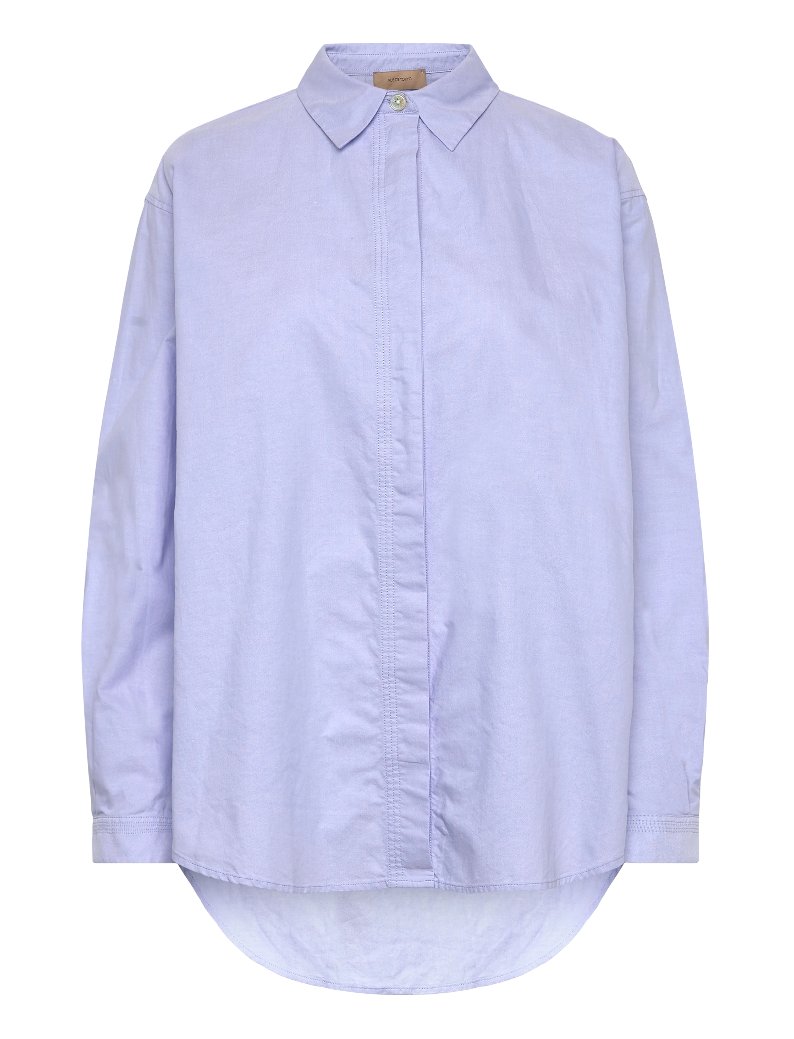 Rue de Tokyo SHELBY SOLID OXFORD - Transitional Layering - LIGHT BLUE / purple
