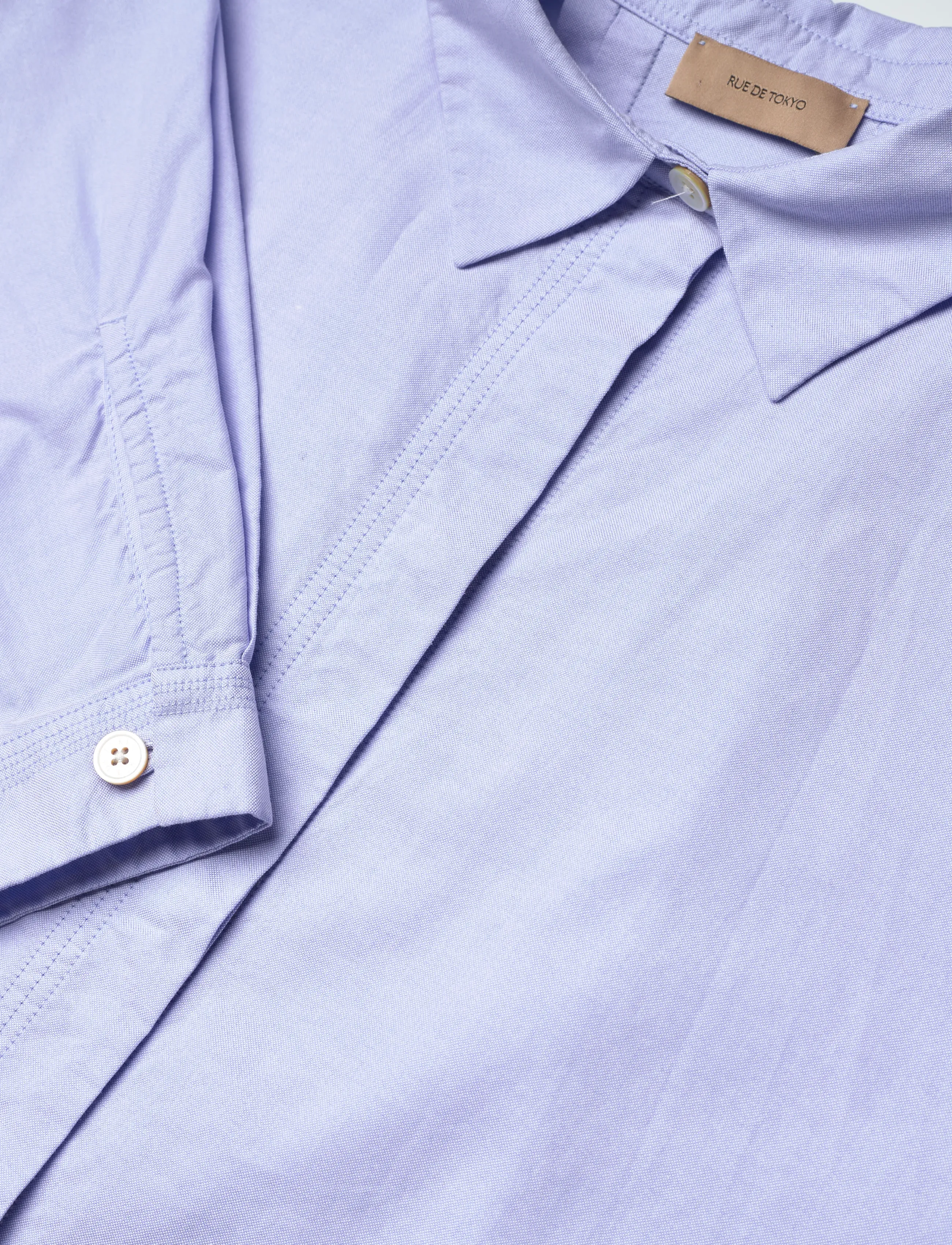 Rue de Tokyo - SHELBY SOLID OXFORD - langærmede skjorter - light blue - 2