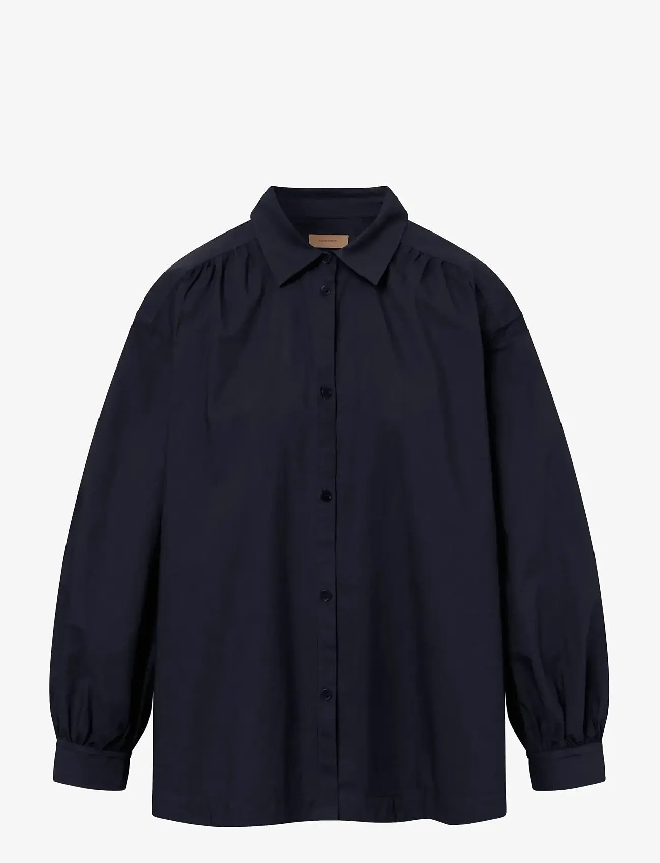 Rue de Tokyo - SLOAN ORGANIC GARMENT DYED POPLIN - pitkähihaiset paidat - dark navy - 0