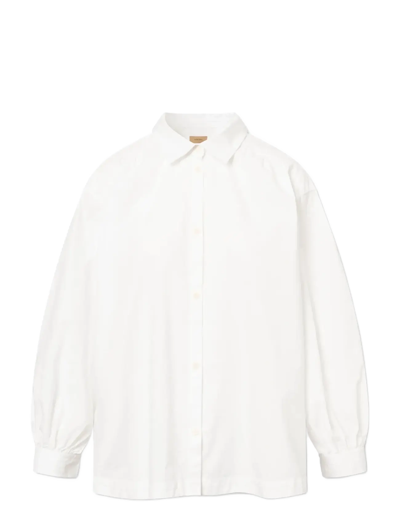 SLOAN ORGANIC GARMENT DYED POPLIN - WHITE
