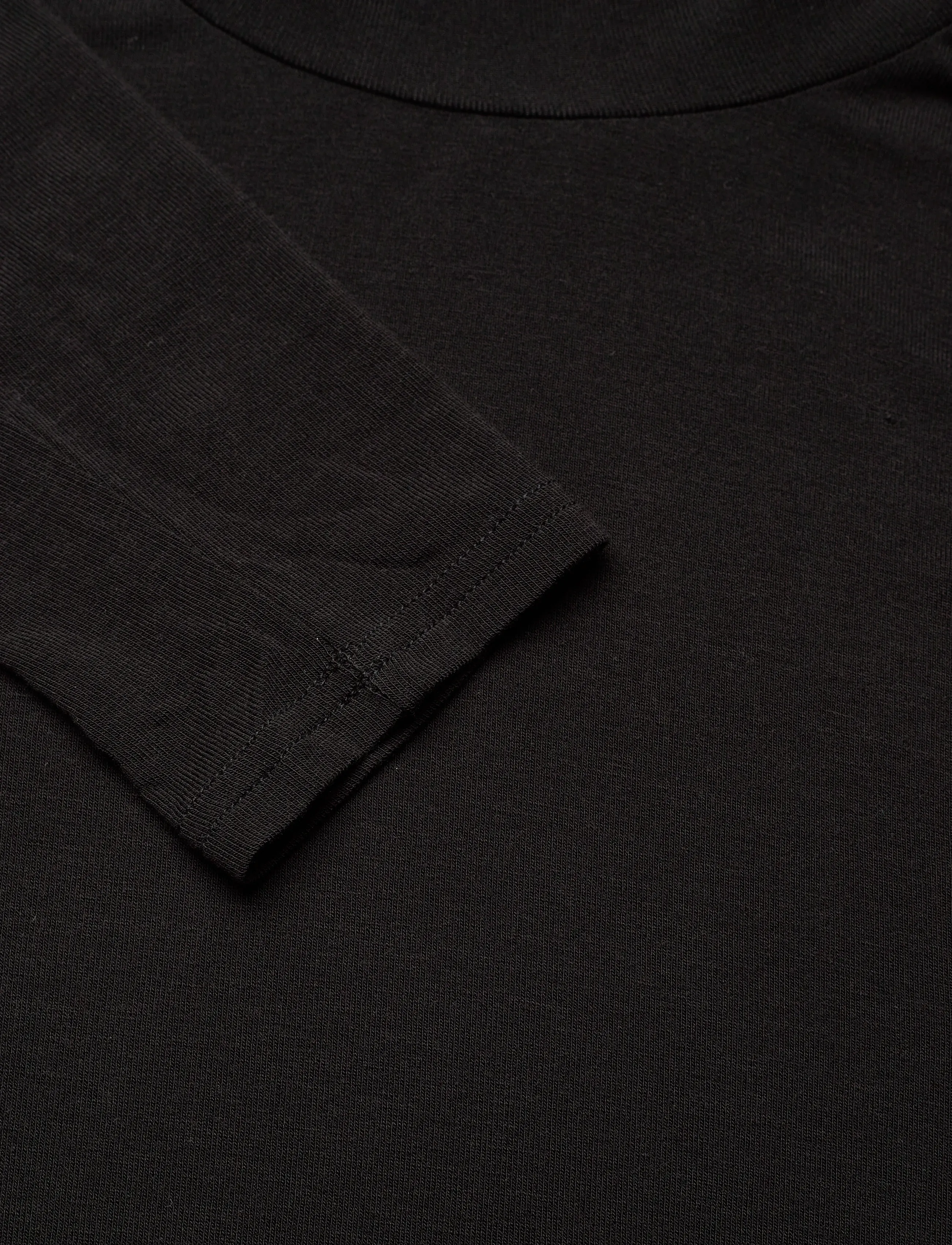 Rue de Tokyo - TECA MERINO JERSEY - jet black - 2