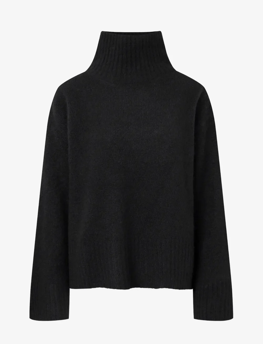 Rue de Tokyo - KLARA CASHMERE SILK - kašmiir - black - 0