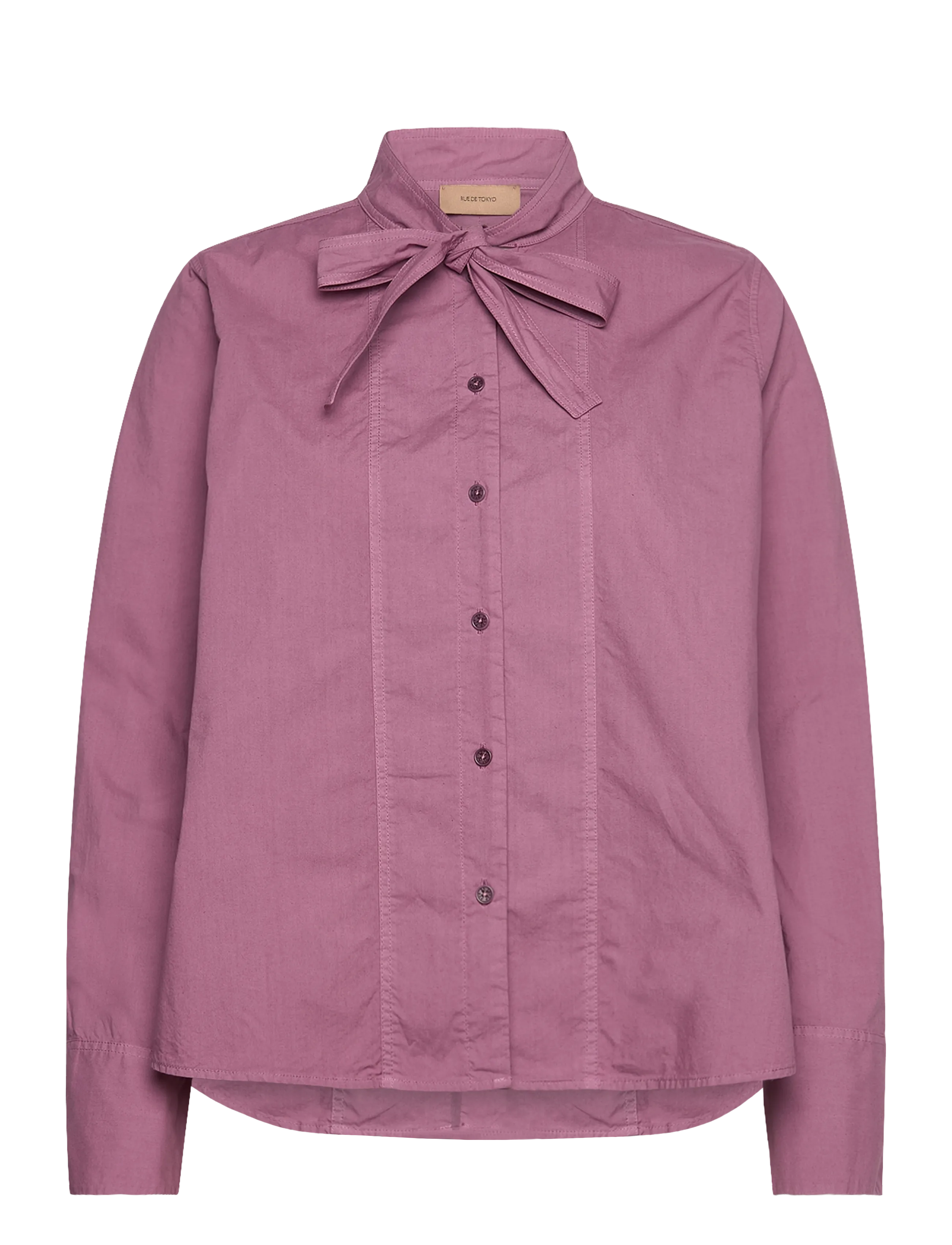 RUE DE TOKYO Shoshana Garment Dyed Poplin Lila - L - Damen
