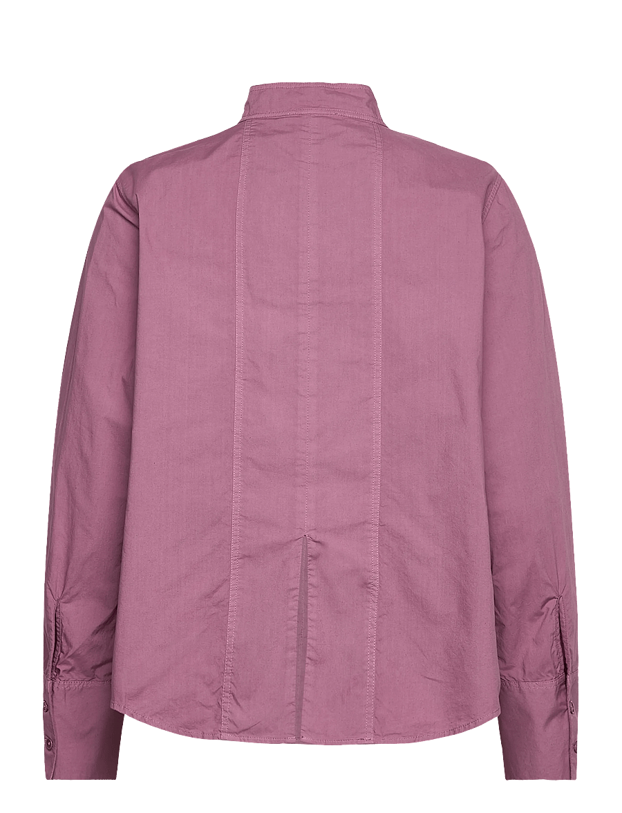 Rue de Tokyo - SHOSHANA GARMENT DYED POPLIN - langärmlige hemden - dusky orchid - 1