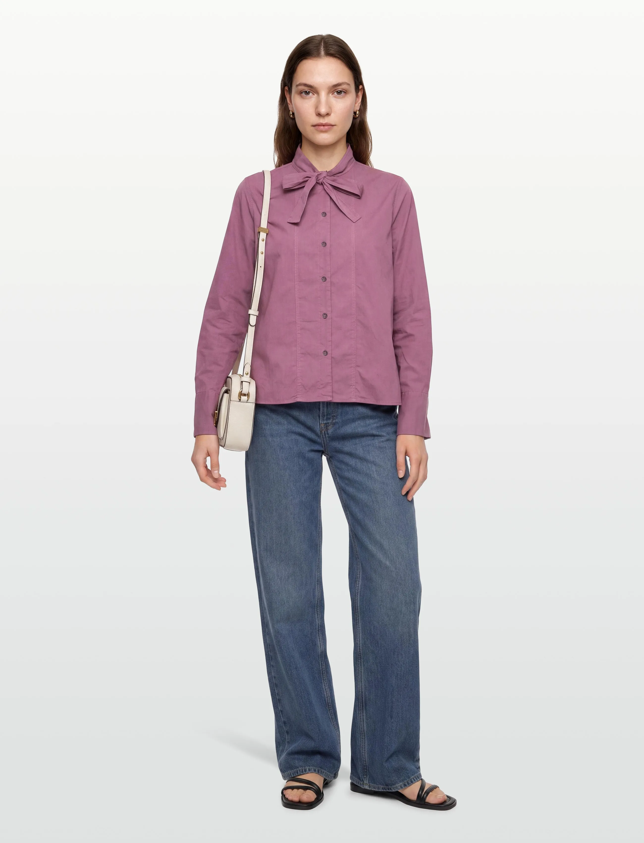 Rue de Tokyo - SHOSHANA GARMENT DYED POPLIN - langærmede skjorter - dusky orchid - 0