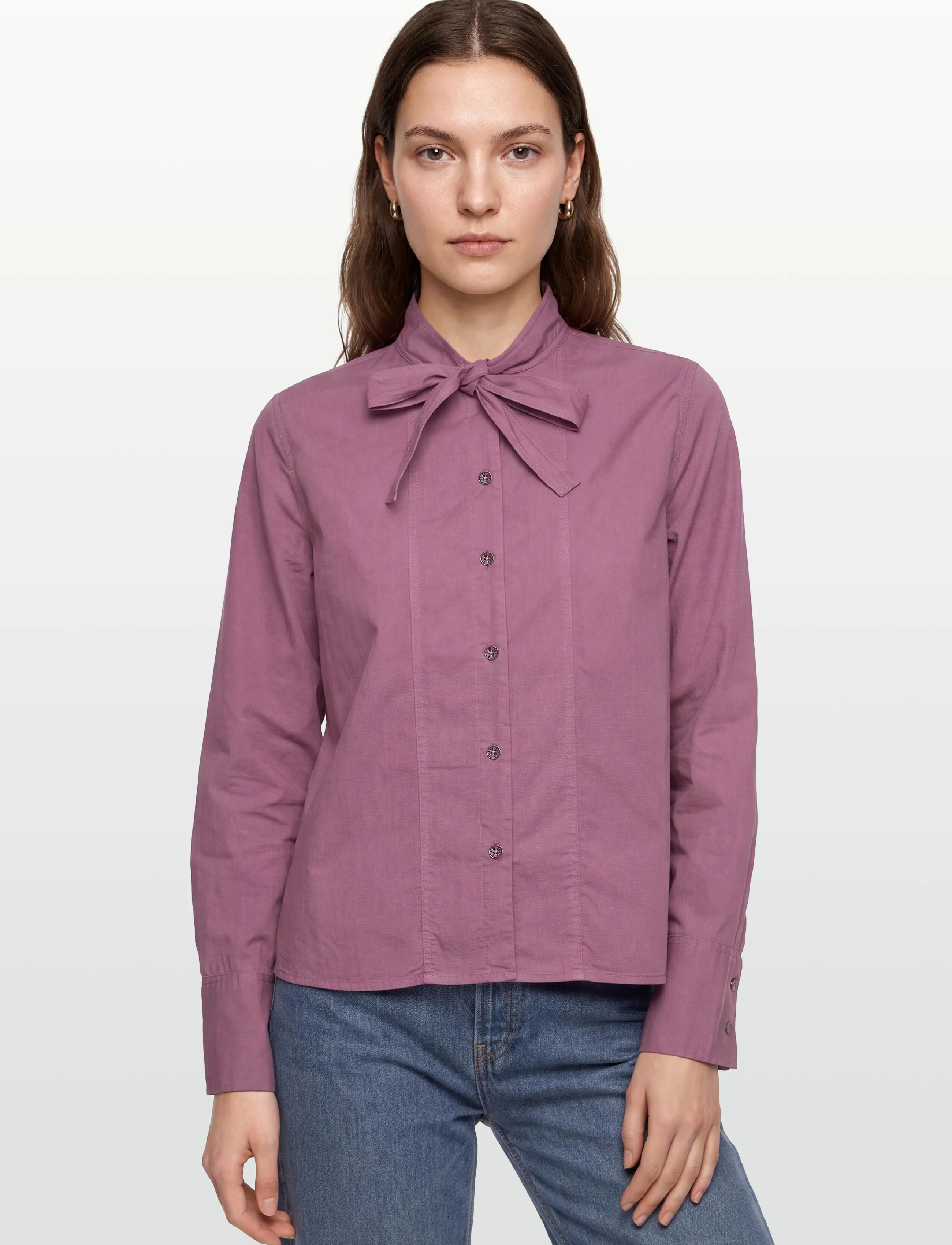 Rue de Tokyo - SHOSHANA GARMENT DYED POPLIN - langærmede skjorter - dusky orchid - 3