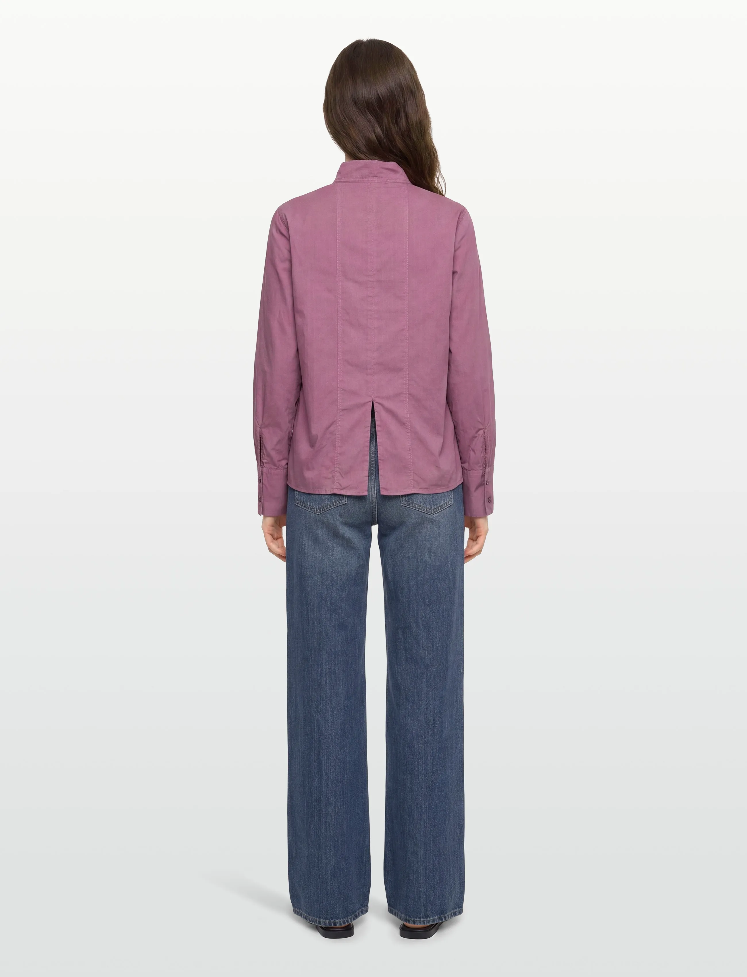 Rue de Tokyo - SHOSHANA GARMENT DYED POPLIN - langærmede skjorter - dusky orchid - 4