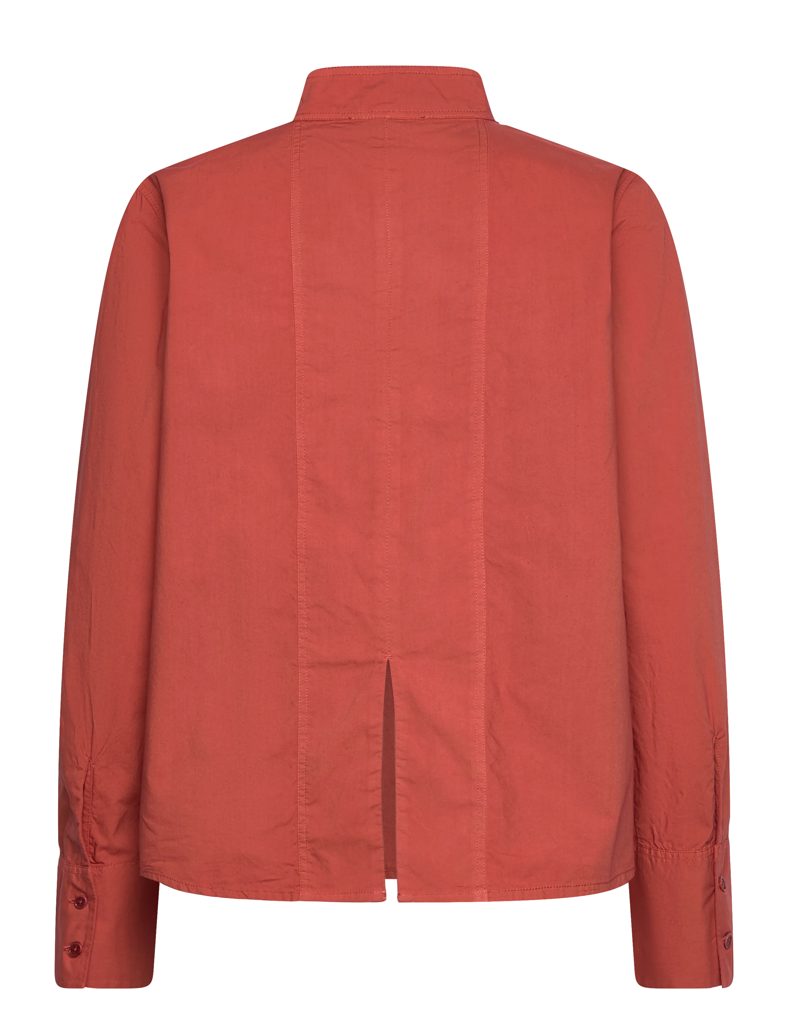 Rue de Tokyo - SHOSHANA GARMENT DYED POPLIN - langærmede skjorter - faded rust - 1