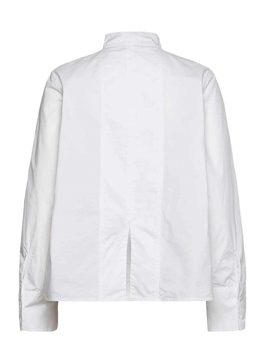 Rue de Tokyo - SHOSHANA GARMENT DYED POPLIN - langärmlige hemden - white - 1