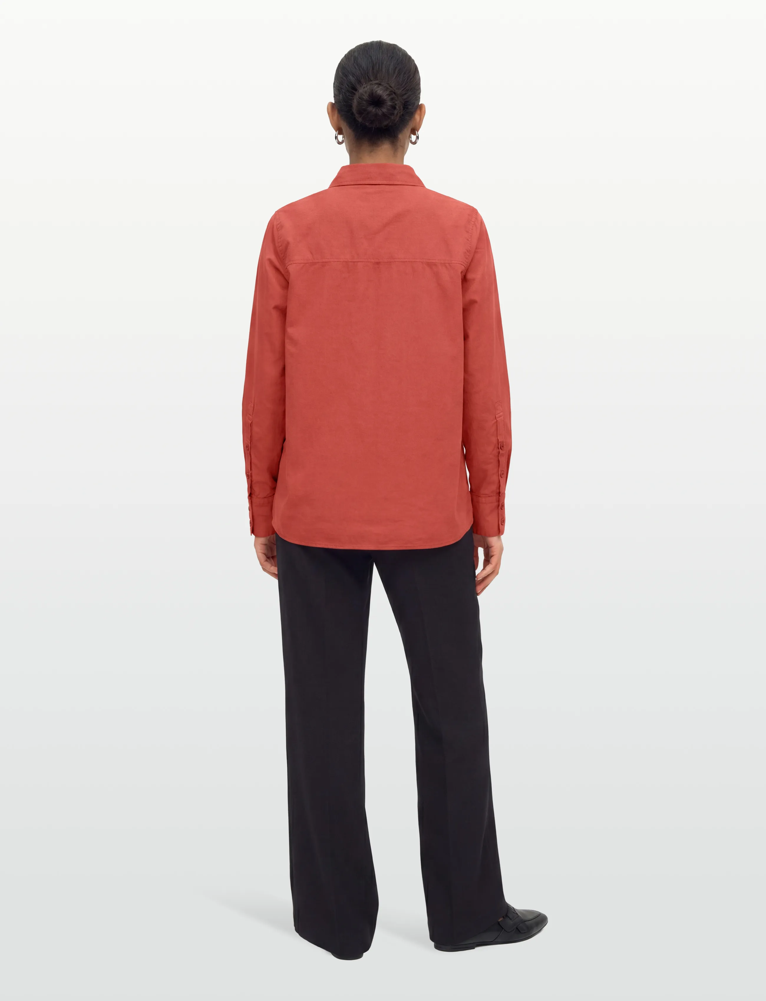 Rue de Tokyo - SPARROW GARMENT DYED POPLIN - långärmade skjortor - faded rust - 5
