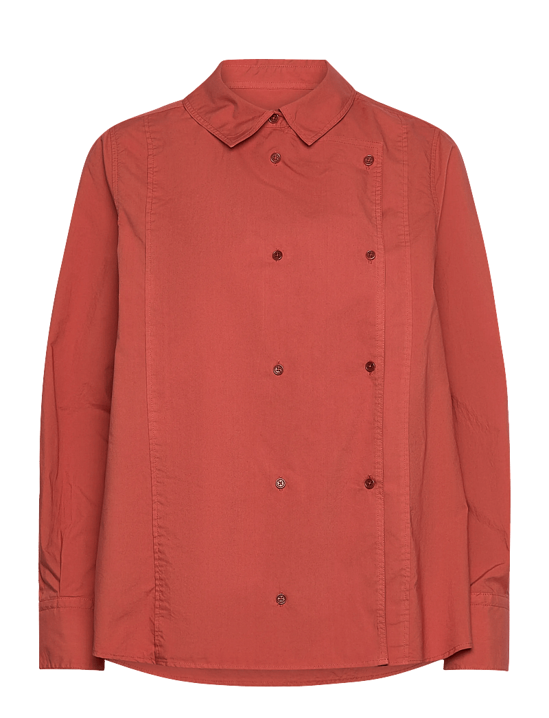 Rue de Tokyo - SPARROW GARMENT DYED POPLIN - langærmede skjorter - faded rust - 2