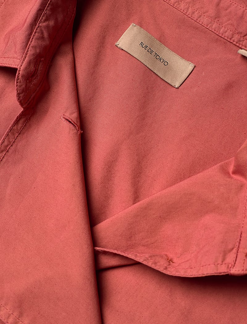 Rue de Tokyo - SPARROW GARMENT DYED POPLIN - langærmede skjorter - faded rust - 3