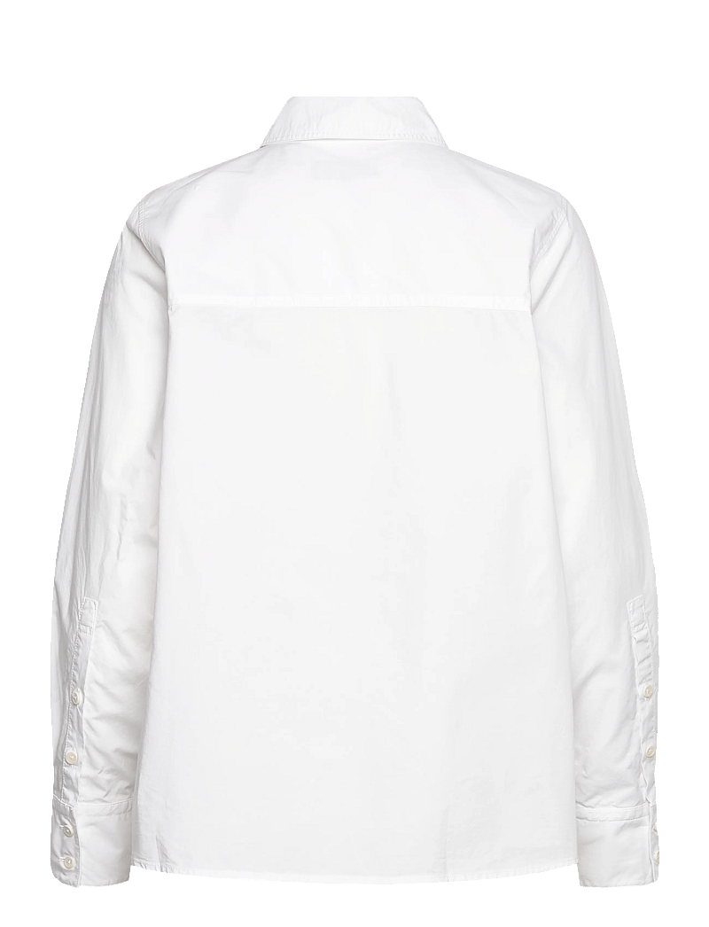 Rue de Tokyo - SPARROW GARMENT DYED POPLIN - langärmlige hemden - white - 1