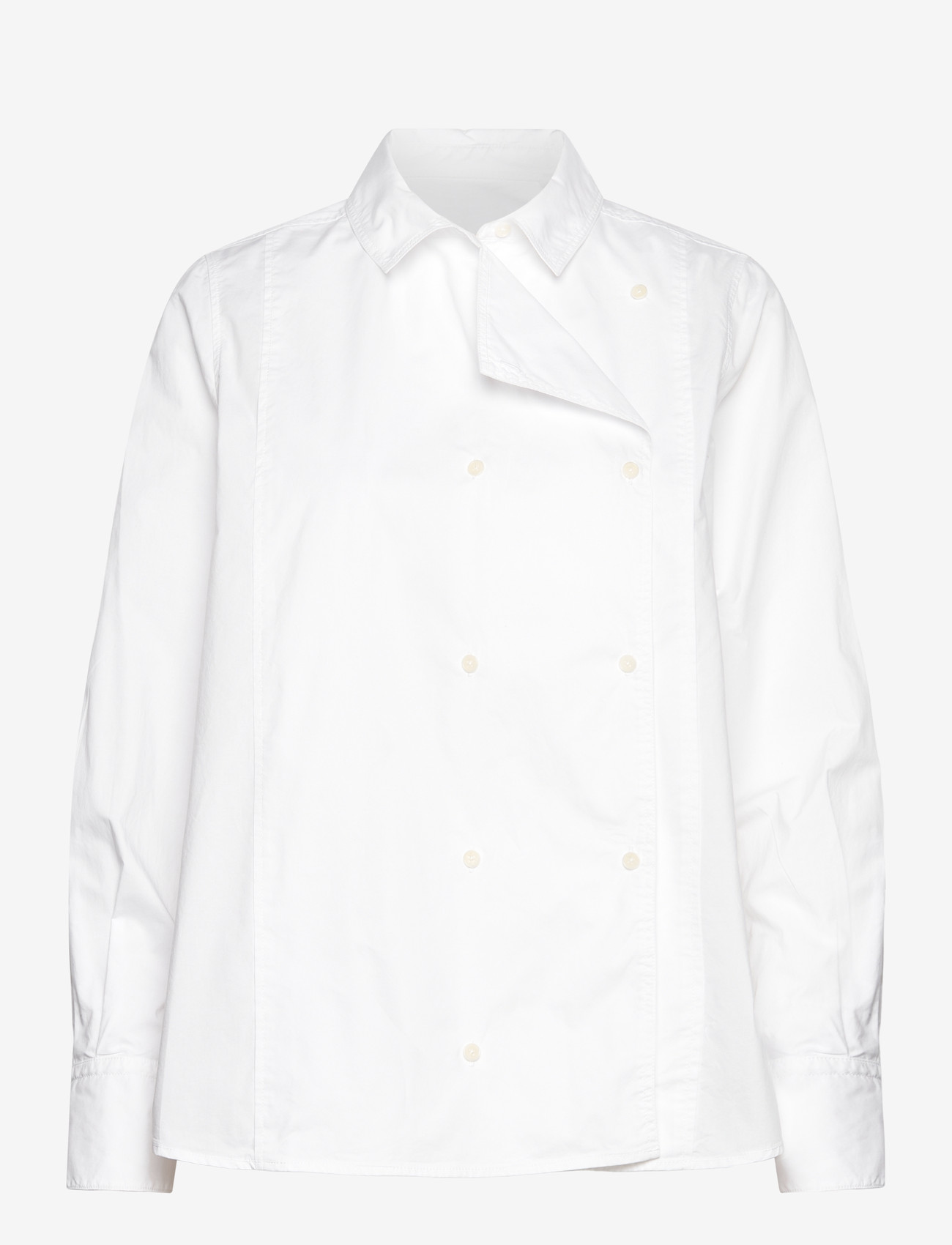 Rue de Tokyo - SPARROW GARMENT DYED POPLIN - langärmlige hemden - white - 2