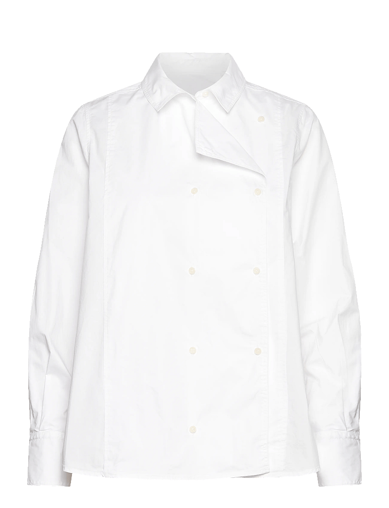 Rue de Tokyo - SPARROW GARMENT DYED POPLIN - langärmlige hemden - white - 2