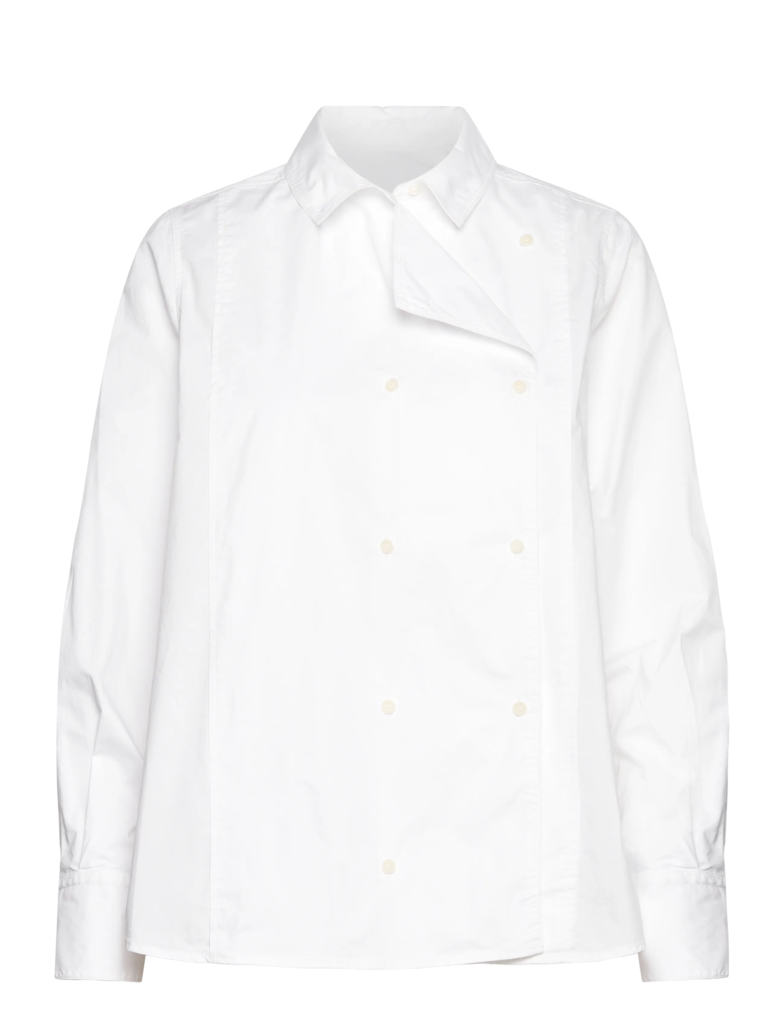 Rue de Tokyo - SPARROW GARMENT DYED POPLIN - long-sleeved shirts - white - 2