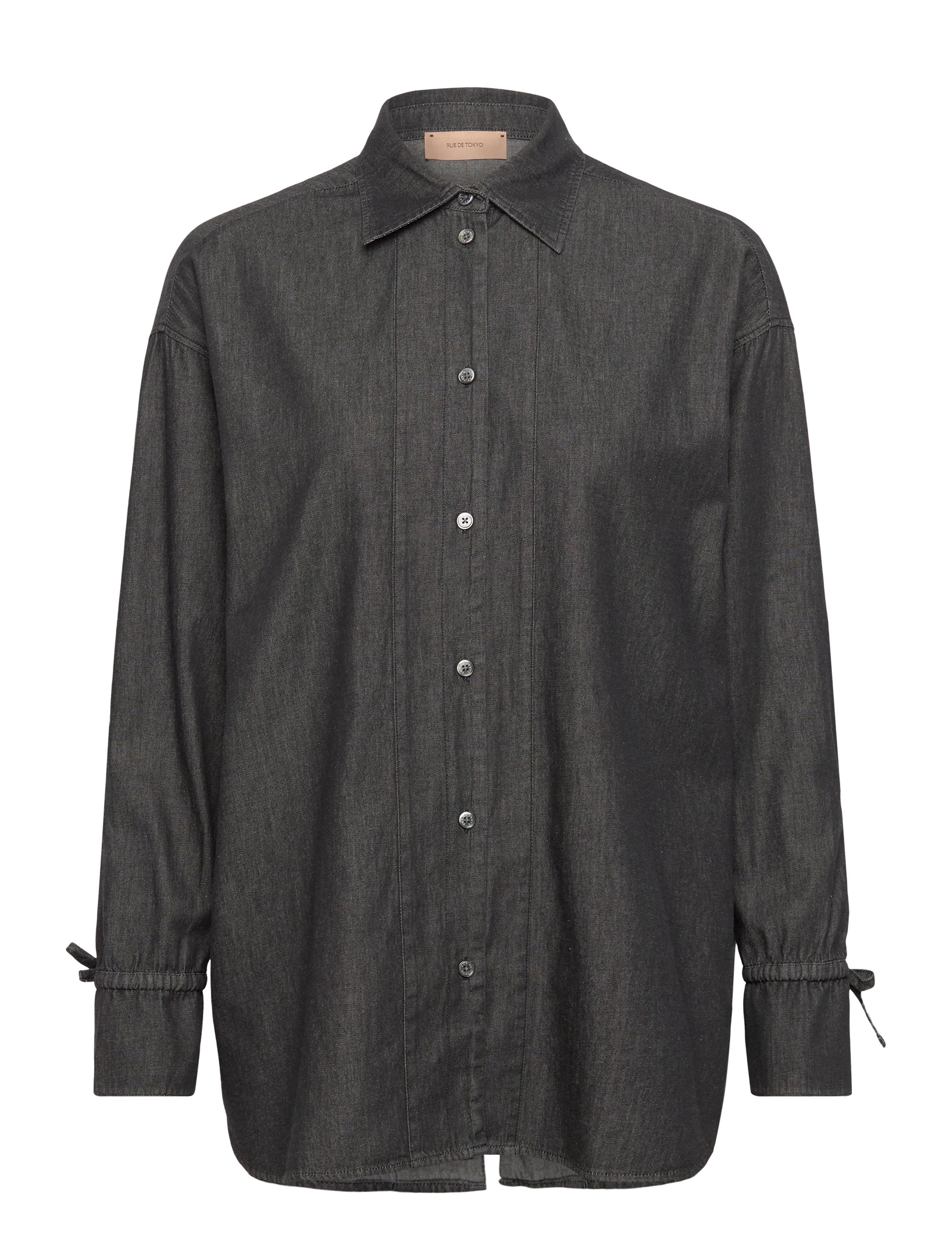 Rue de Tokyo SIGGA LIGHT DENIM - Rue de Tokyo - WASHED BLACK DENIM / black