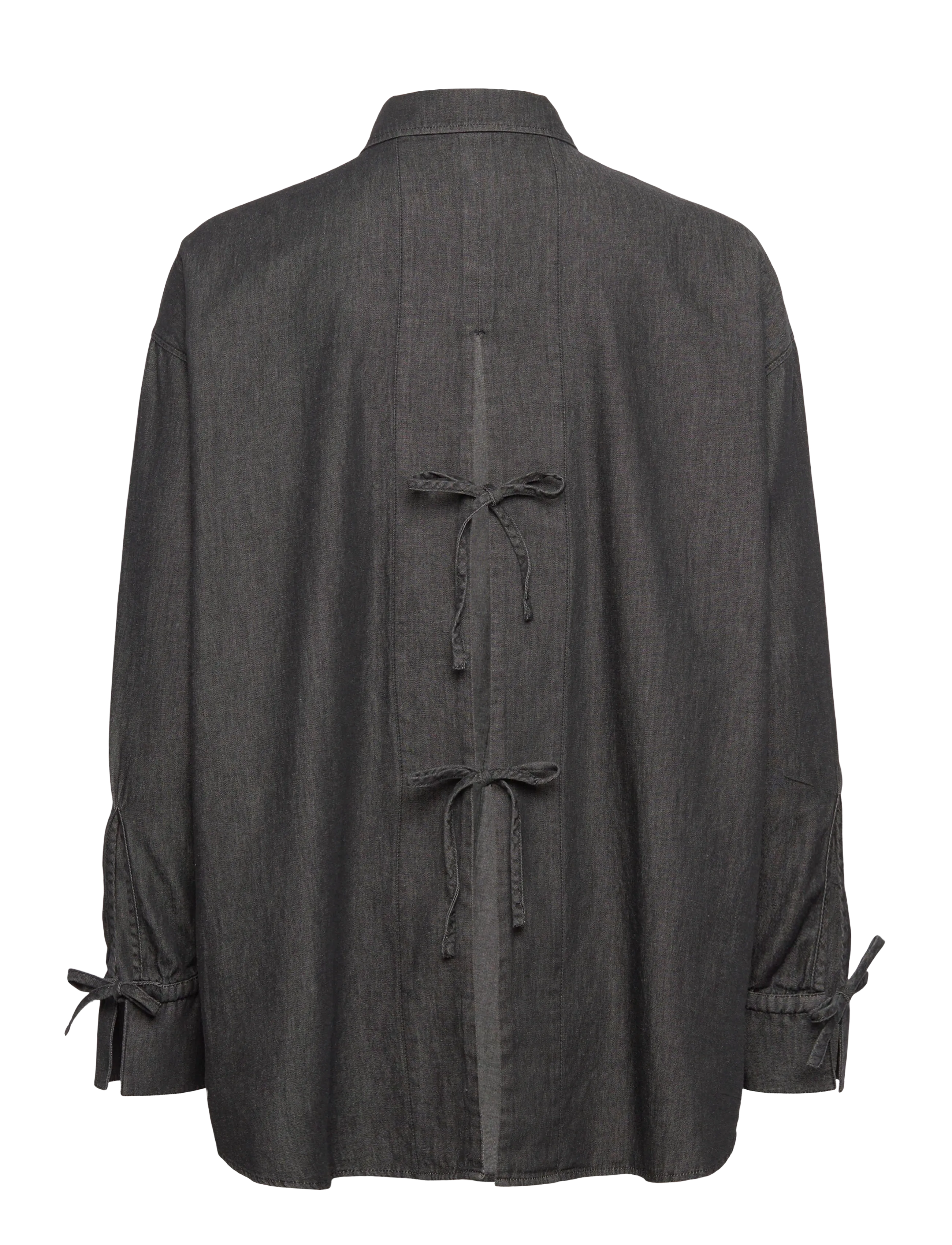 Rue de Tokyo - SIGGA LIGHT DENIM - långärmade skjortor - washed black denim - 1