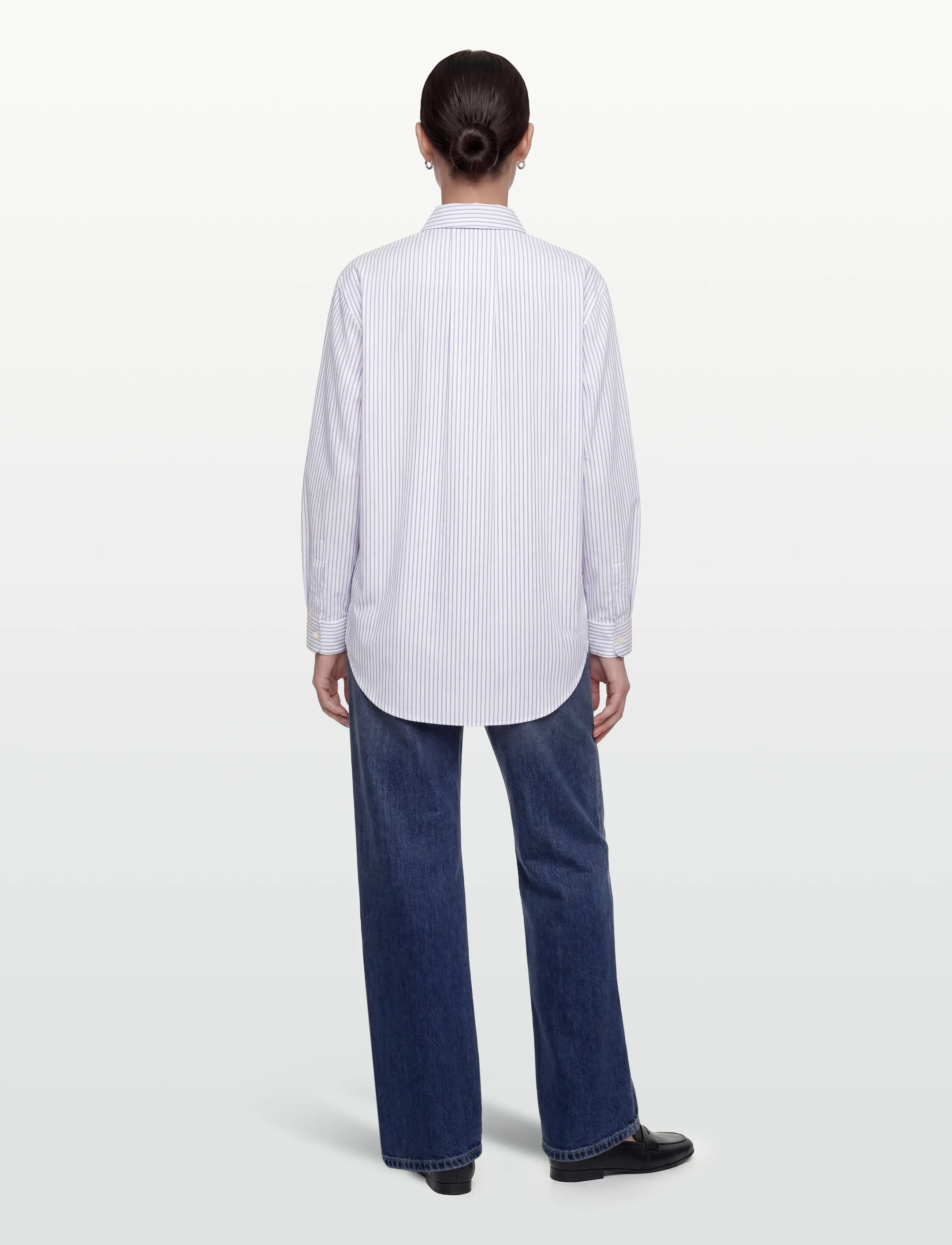 Rue de Tokyo Shelby Striped Shirting skjortor dam – bild 3