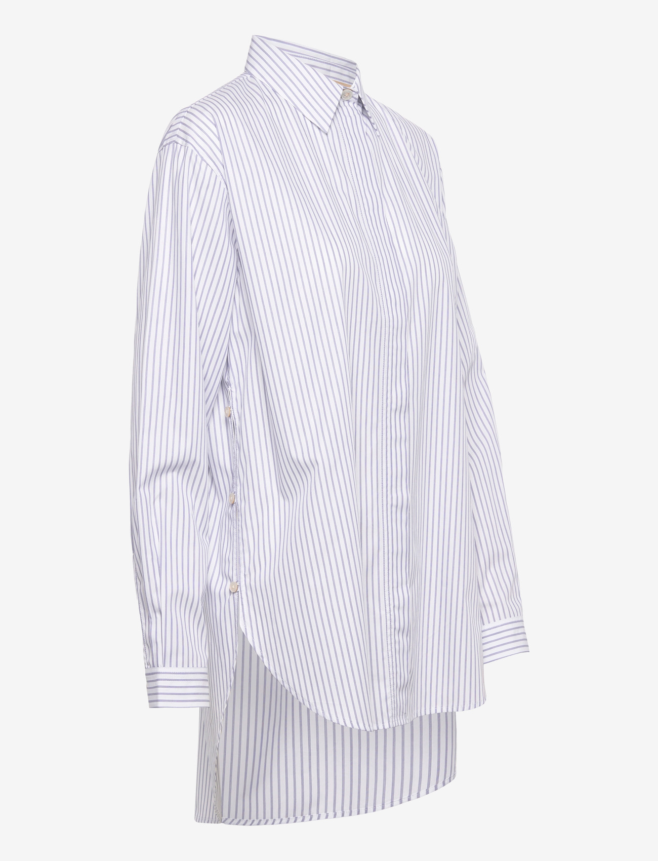 Rue de Tokyo - SHELBY STRIPED SHIRTING - jeansskjortor - navy triple stripe - 2