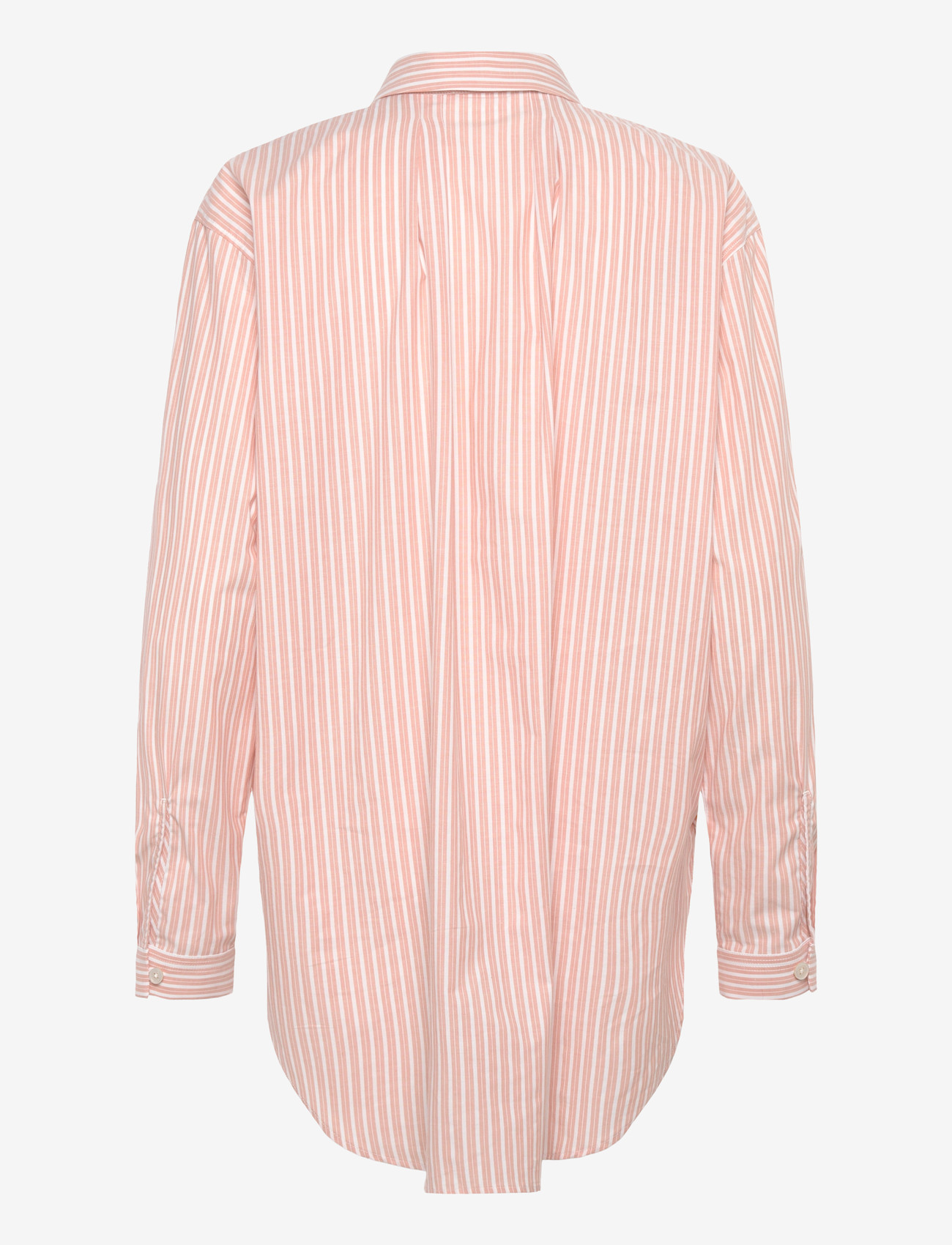 Rue de Tokyo - SHELBY STRIPED SHIRTING - denimskjorter - white apricot stripe - 1