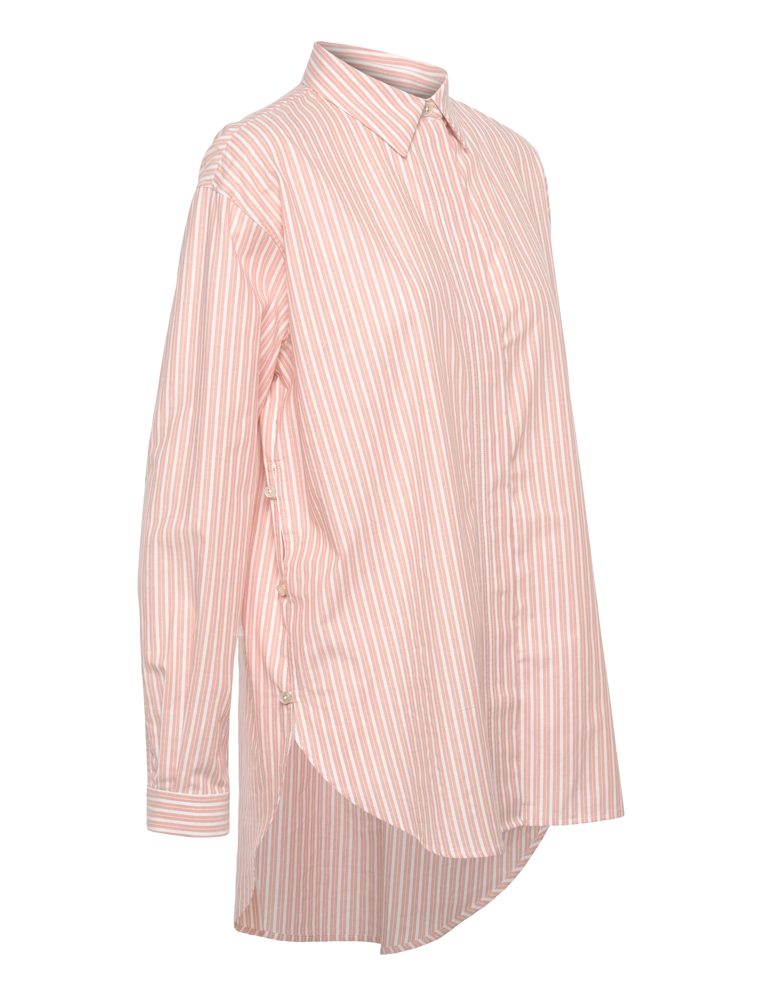 Rue de Tokyo - SHELBY STRIPED SHIRTING - jeanshemden - white apricot stripe - 2