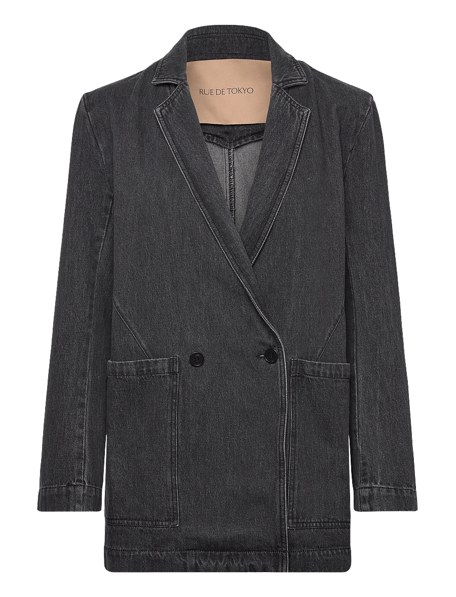 Rue de Tokyo - CHARLI DENIM - denim jackets - black - 0