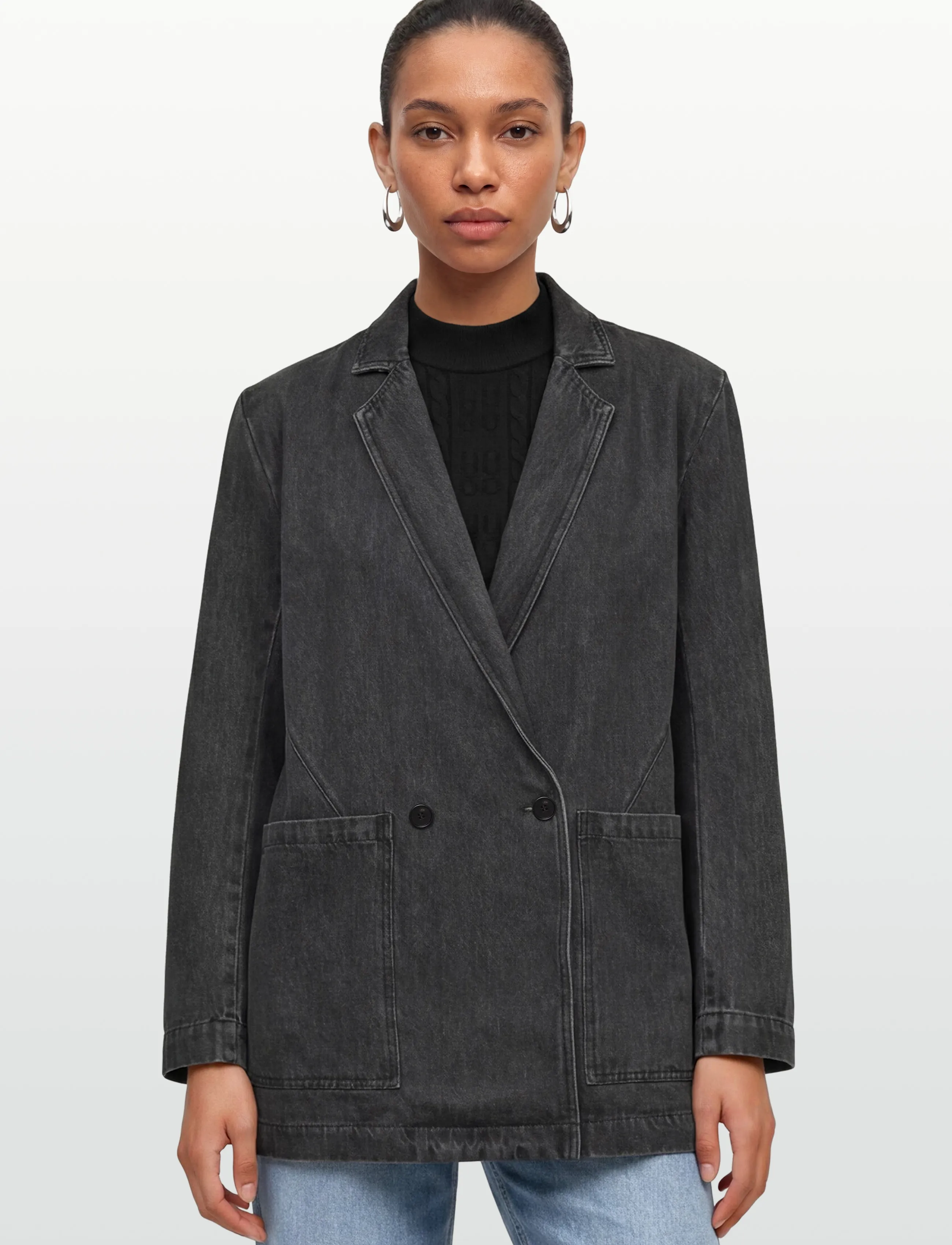Rue de Tokyo - CHARLI DENIM - denim jackets - black - 3