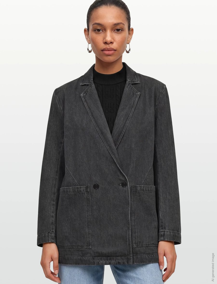 Rue de Tokyo - CHARLI DENIM - forårsjakker - black - 3