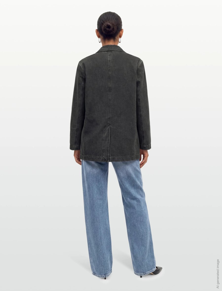 Rue de Tokyo - CHARLI DENIM - forårsjakker - black - 4