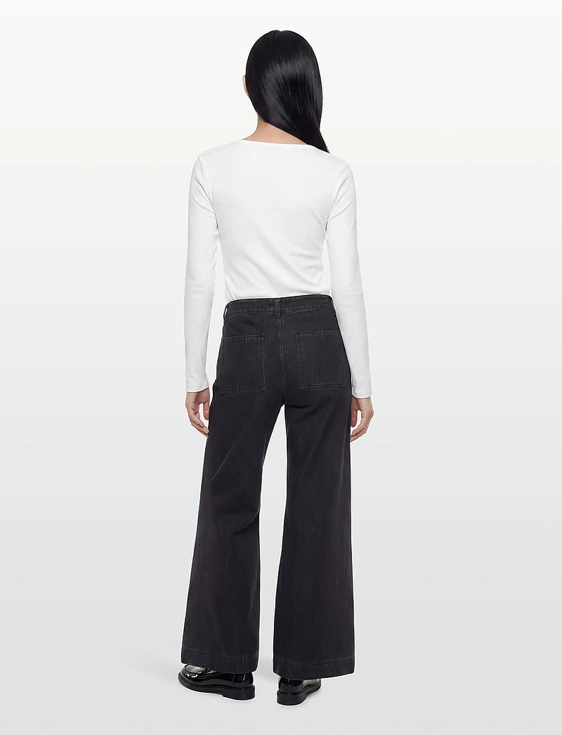 Rue de Tokyo - PATTY DENIM - brede jeans - black - 4