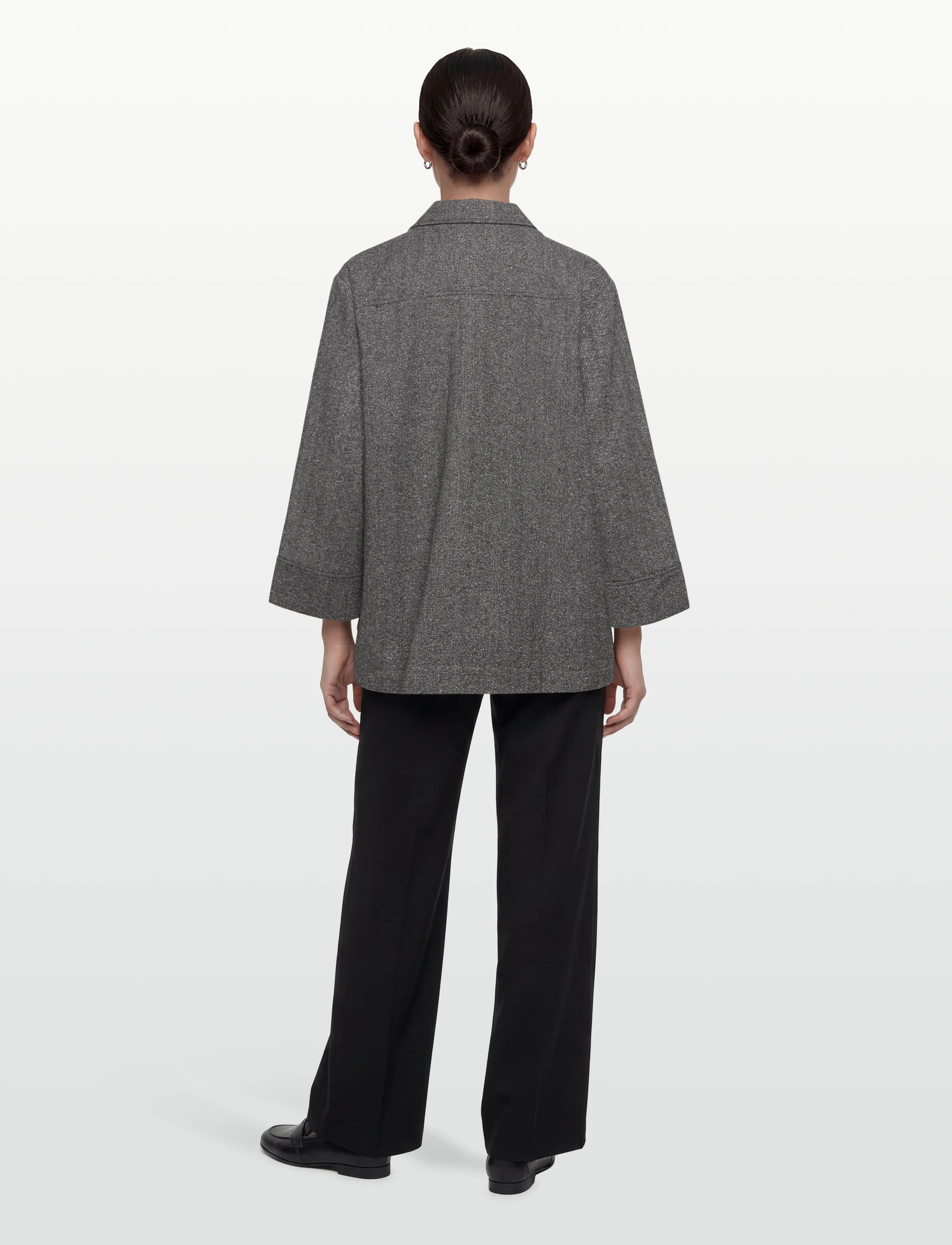Rue de Tokyo Cami Herringbone Boucle skjortor – bild 3