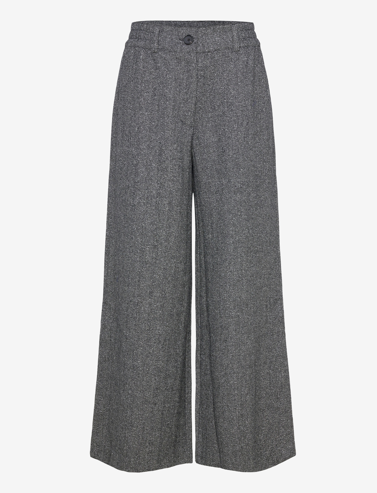 Rue de Tokyo - PEACH HERRINGBONE BOUCLE - formell - black/white - 0