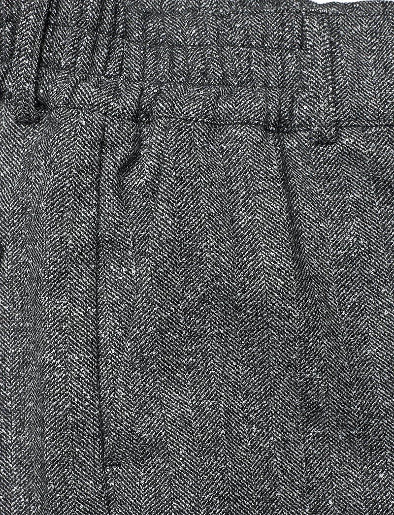 Rue de Tokyo - PEACH HERRINGBONE BOUCLE - formell - black/white - 2