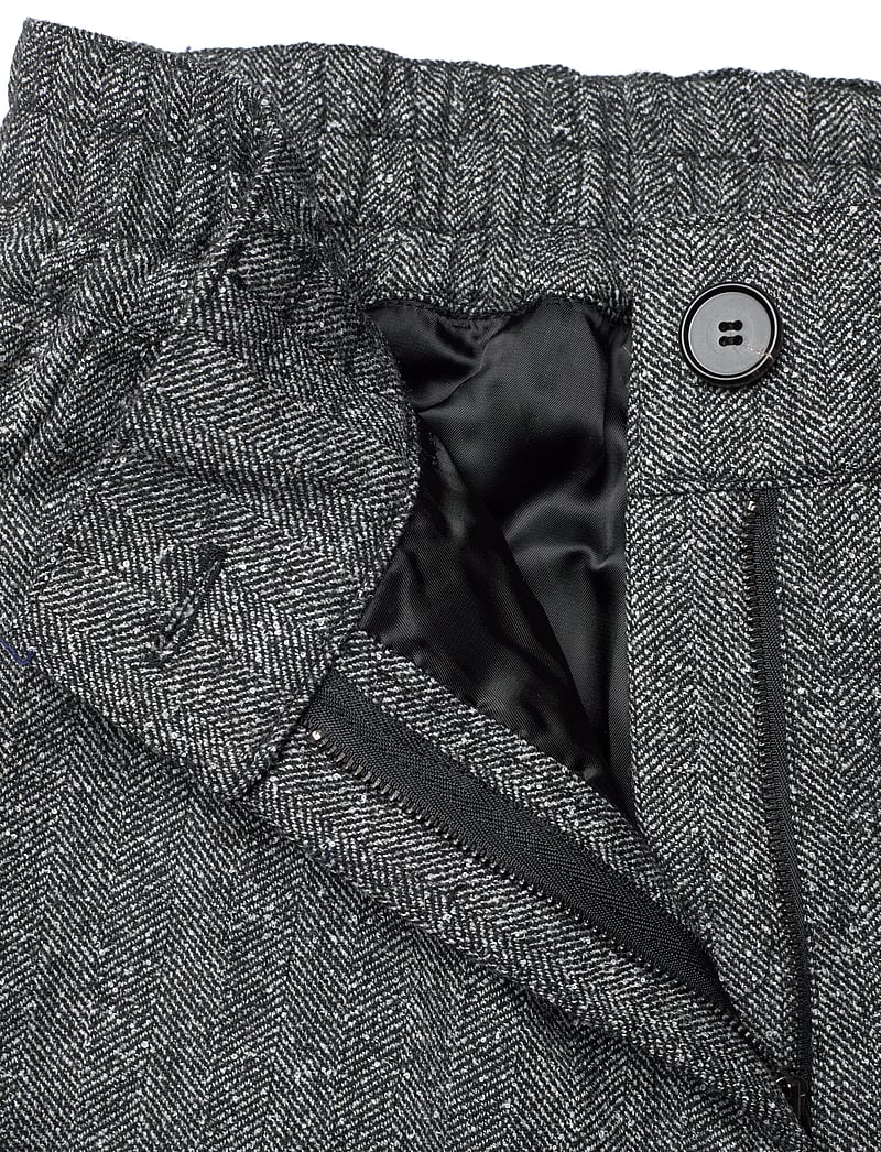 Rue de Tokyo - PEACH HERRINGBONE BOUCLE - formell - black/white - 3