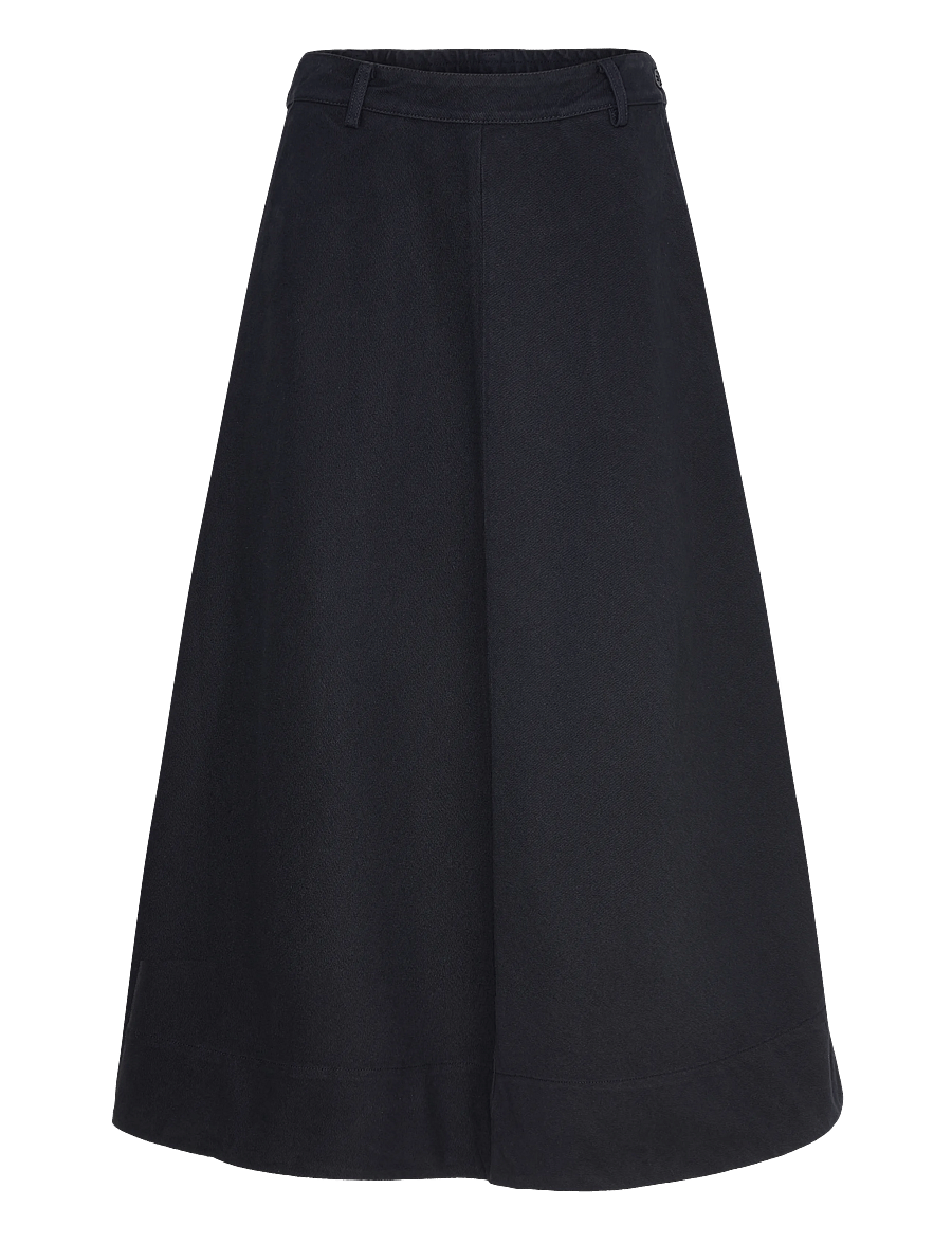 Rue de Tokyo - PRYMA FADED TWILL - midi nederdele - dark navy - 0