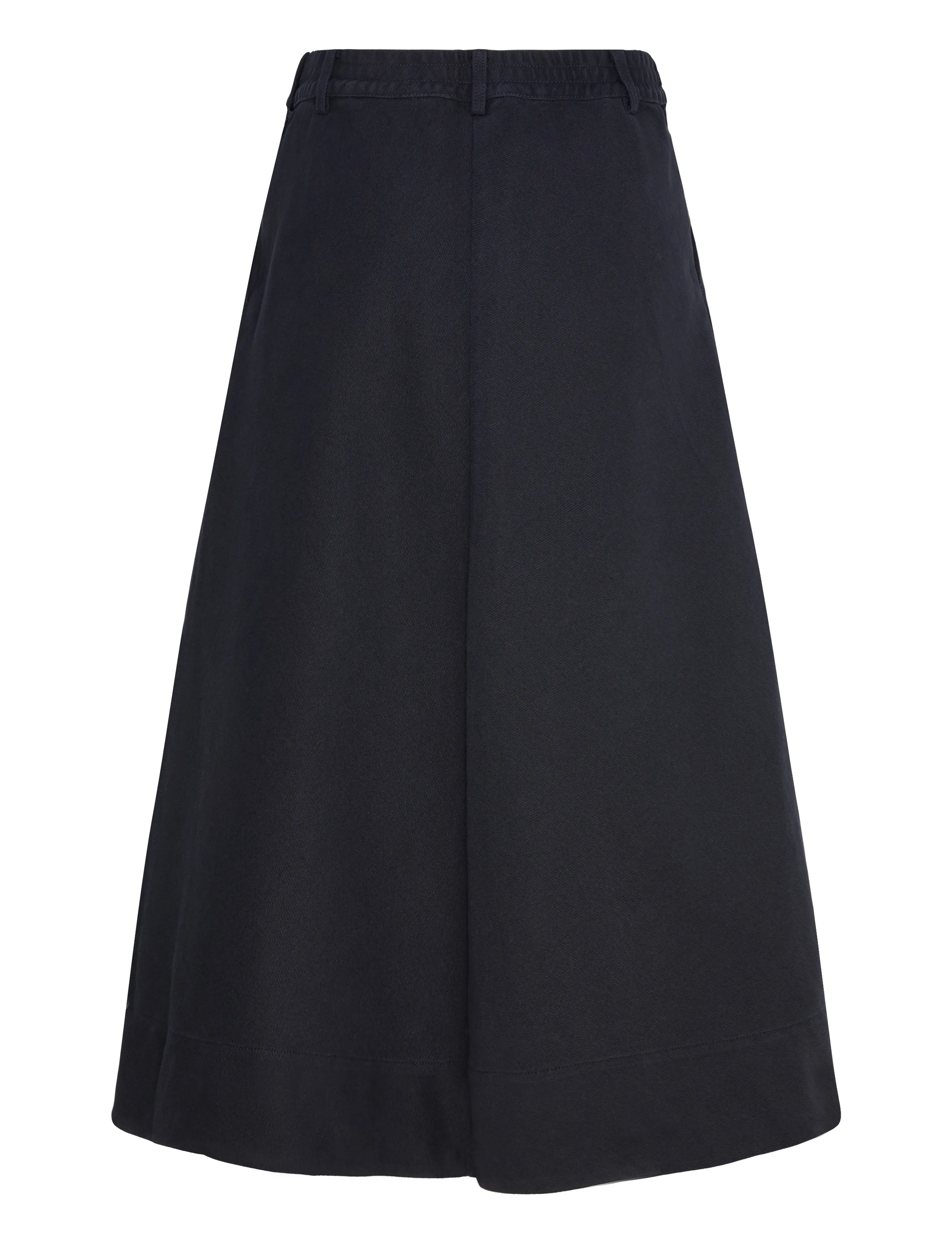 Rue de Tokyo - PRYMA FADED TWILL - midi nederdele - dark navy - 1