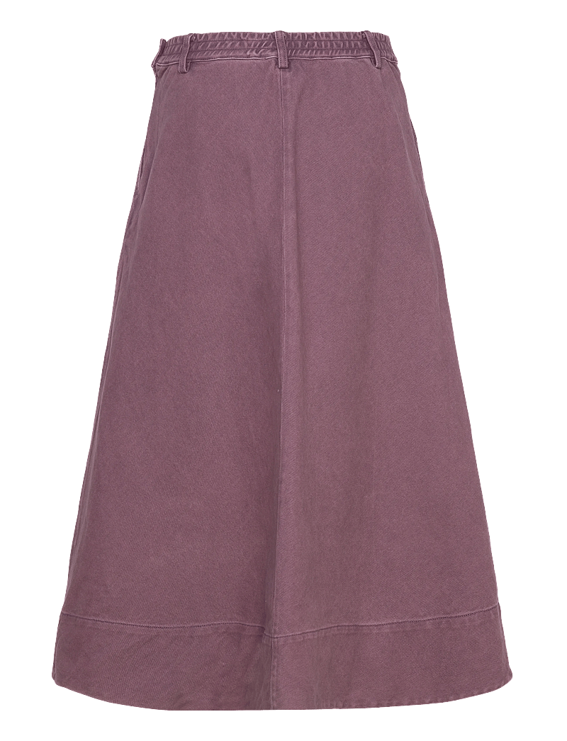 Rue de Tokyo - PRYMA FADED TWILL - midi-röcke - faded mauve - 1