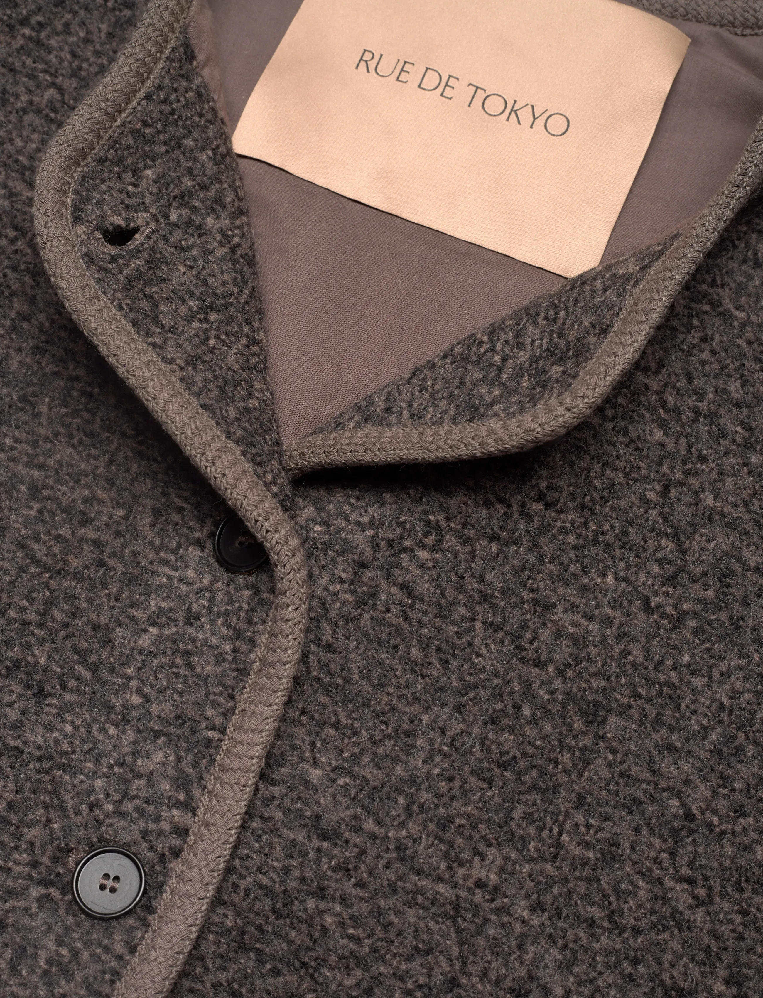 Rue de Tokyo - CASI TEDDY - kostymvästar - dark grey - 2