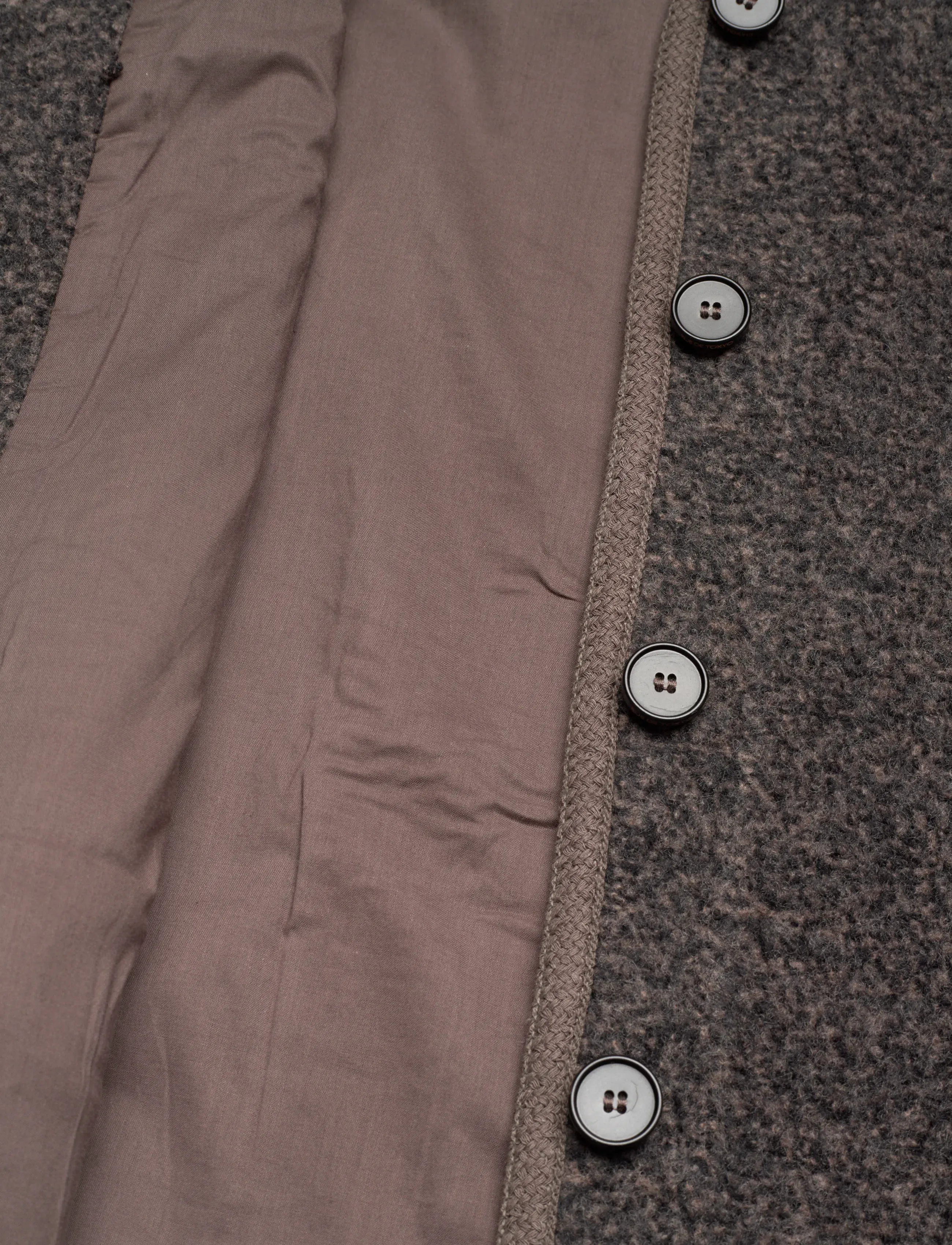 Rue de Tokyo - CASI TEDDY - kostymvästar - dark grey - 4