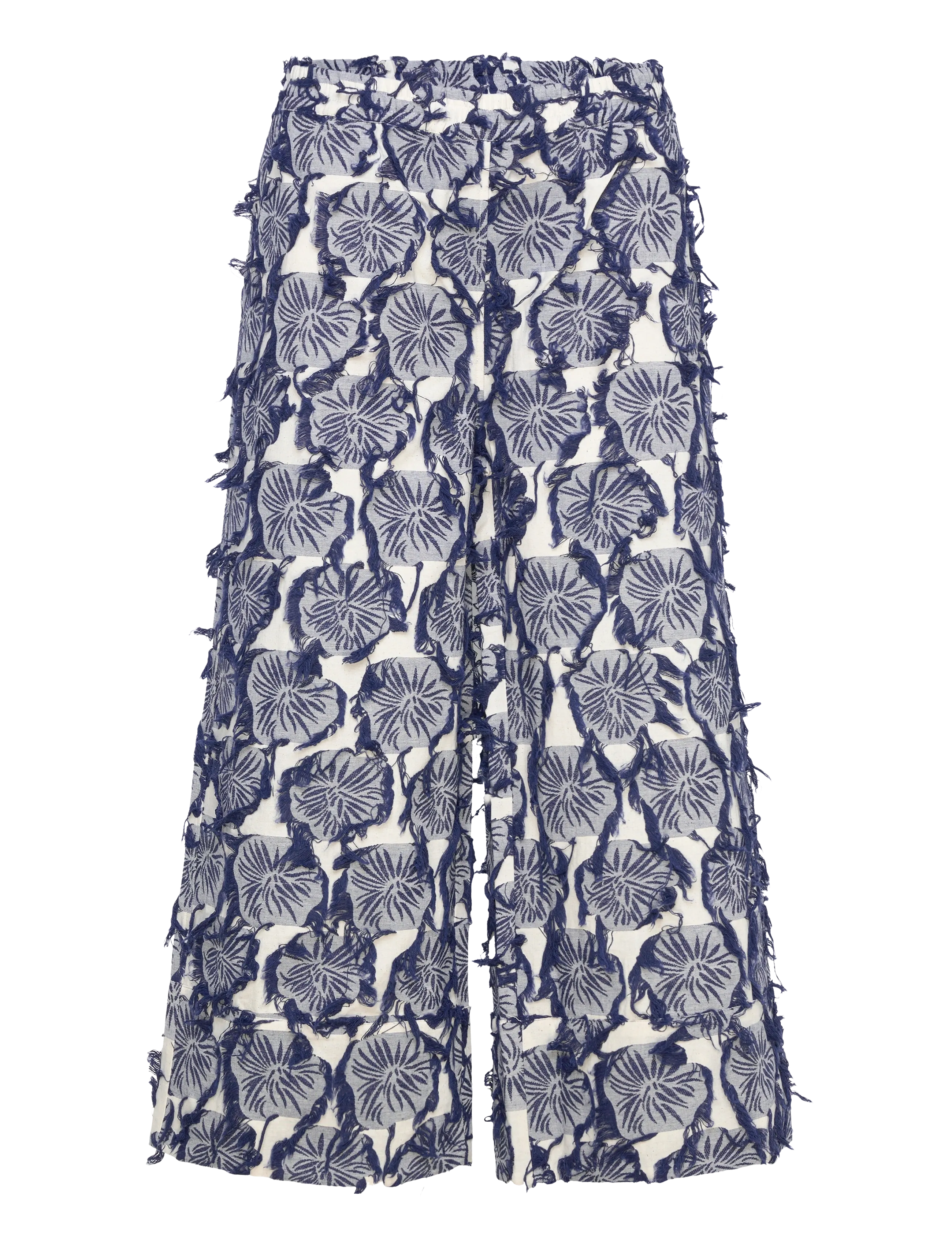 RUE DE TOKYO Page Fil Coupe Flower Navy - XL - Damen