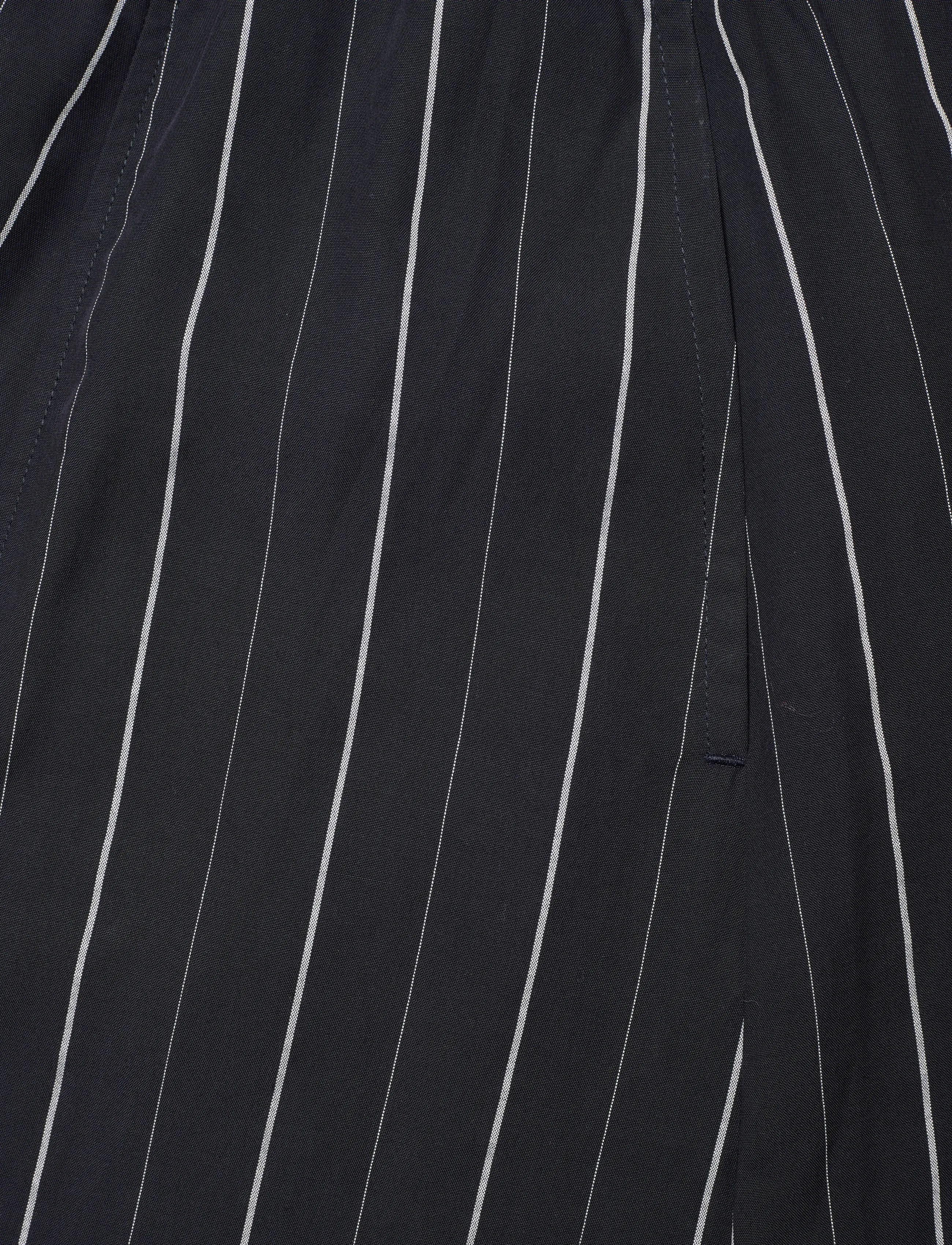 Rue de Tokyo - PILAR STRIPED TENCEL - midiseelikud - dark navy stripe - 2