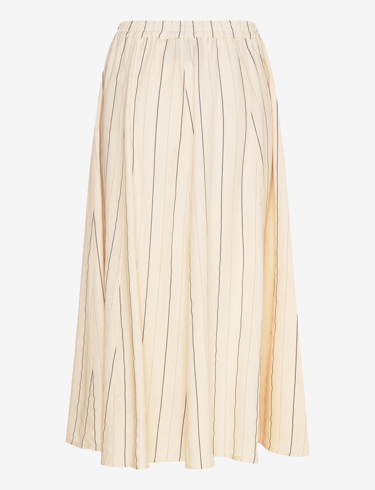 Rue de Tokyo - PILAR STRIPED TENCEL - maxi nederdele - ecru black stripe - 1