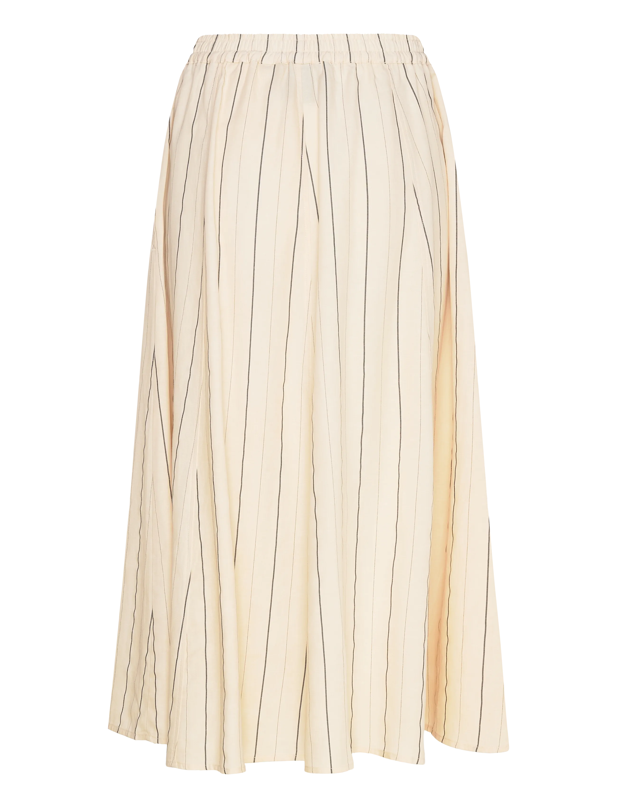 Rue de Tokyo - PILAR STRIPED TENCEL - maxi röcke - ecru black stripe - 1