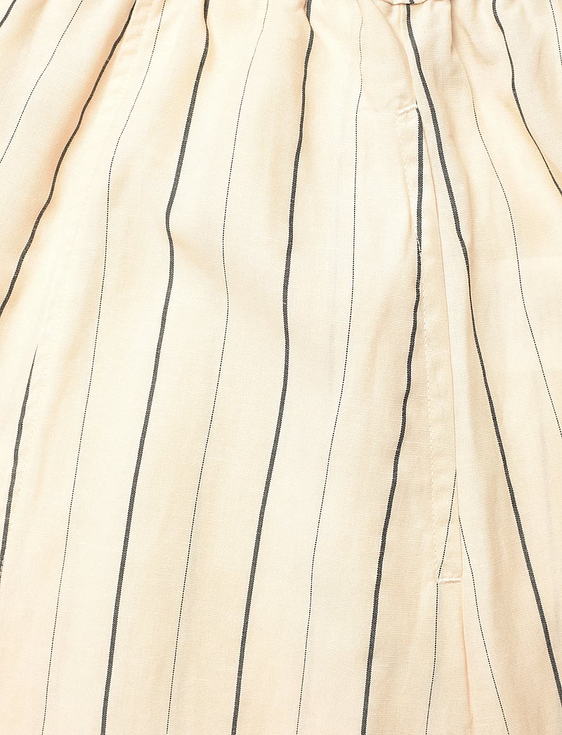 Rue de Tokyo - PILAR STRIPED TENCEL - maxi nederdele - ecru black stripe - 2